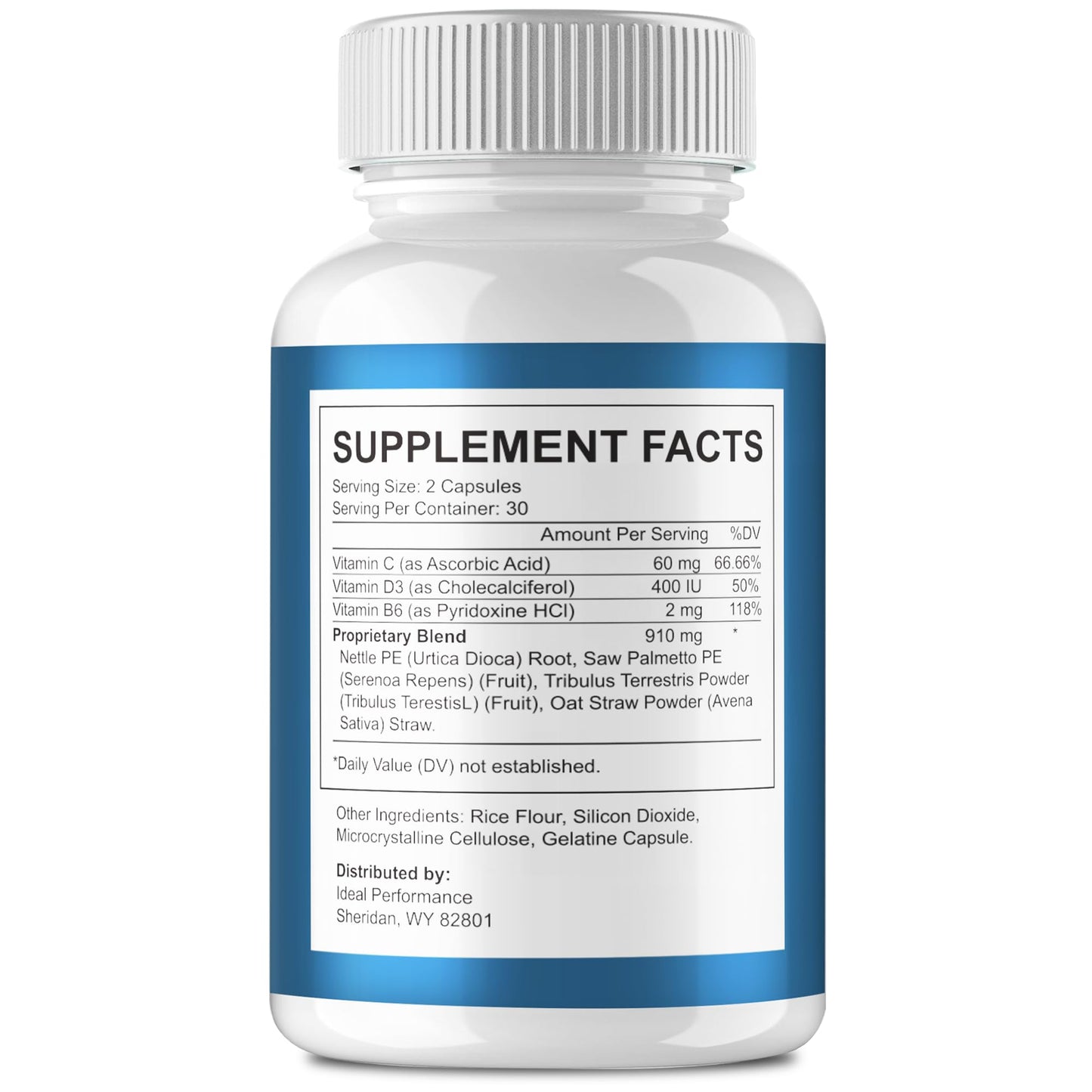 IDEAL PERFORMANCE Prosta Defend Prostate Health Supplement Capsules, 60 Count