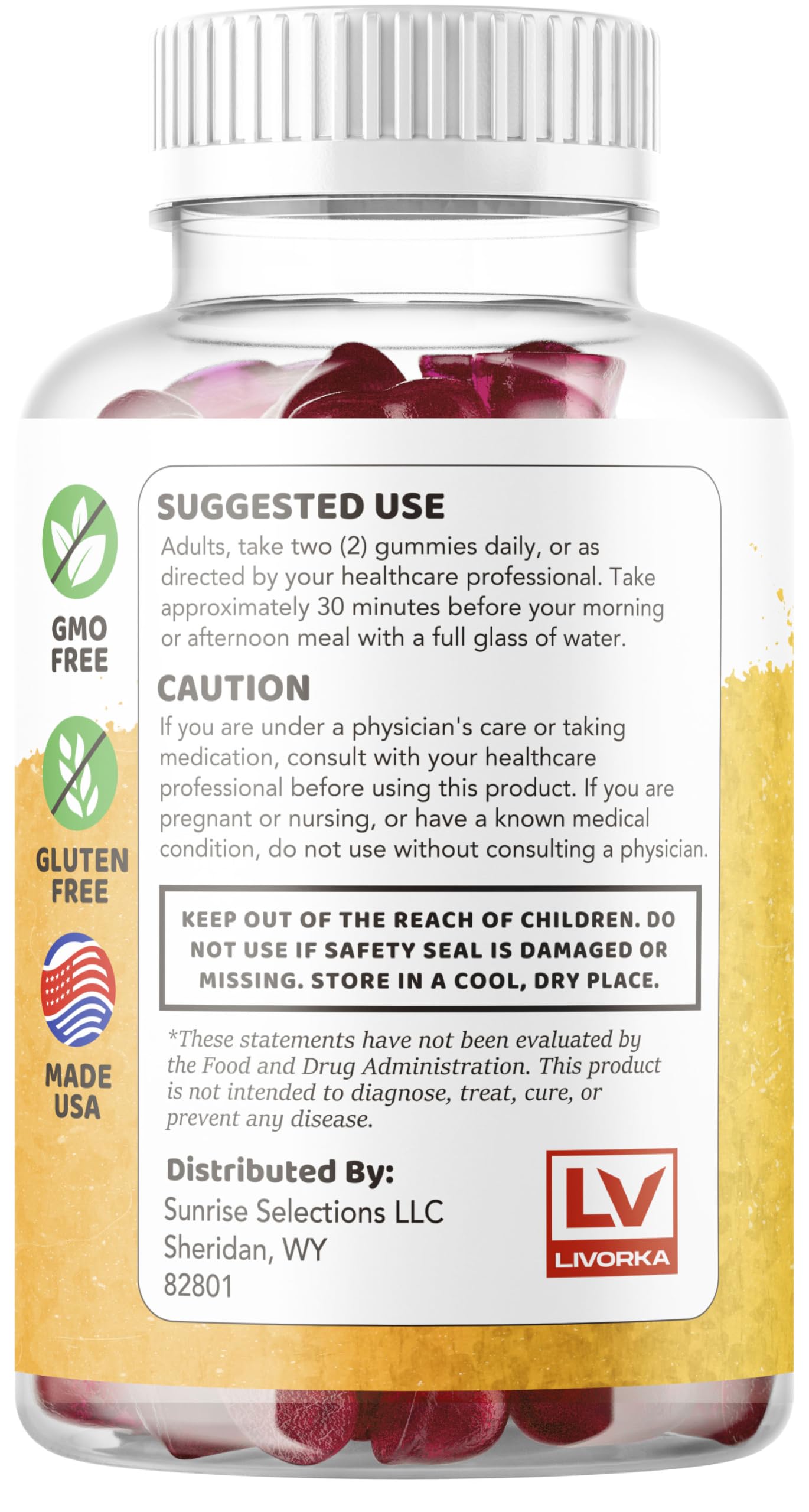 LIVORKA Honey Boost XL Gummies 300 Gummies