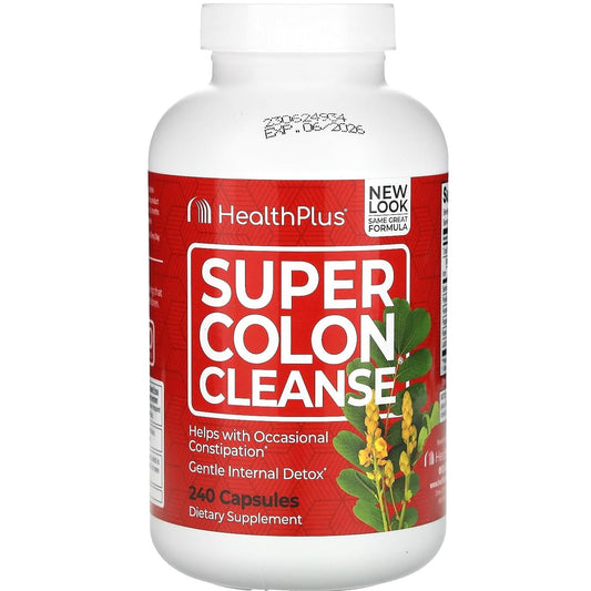 Health Plus Super Colon Cleanse 10-Day Detox Capsules, 720 Capsules