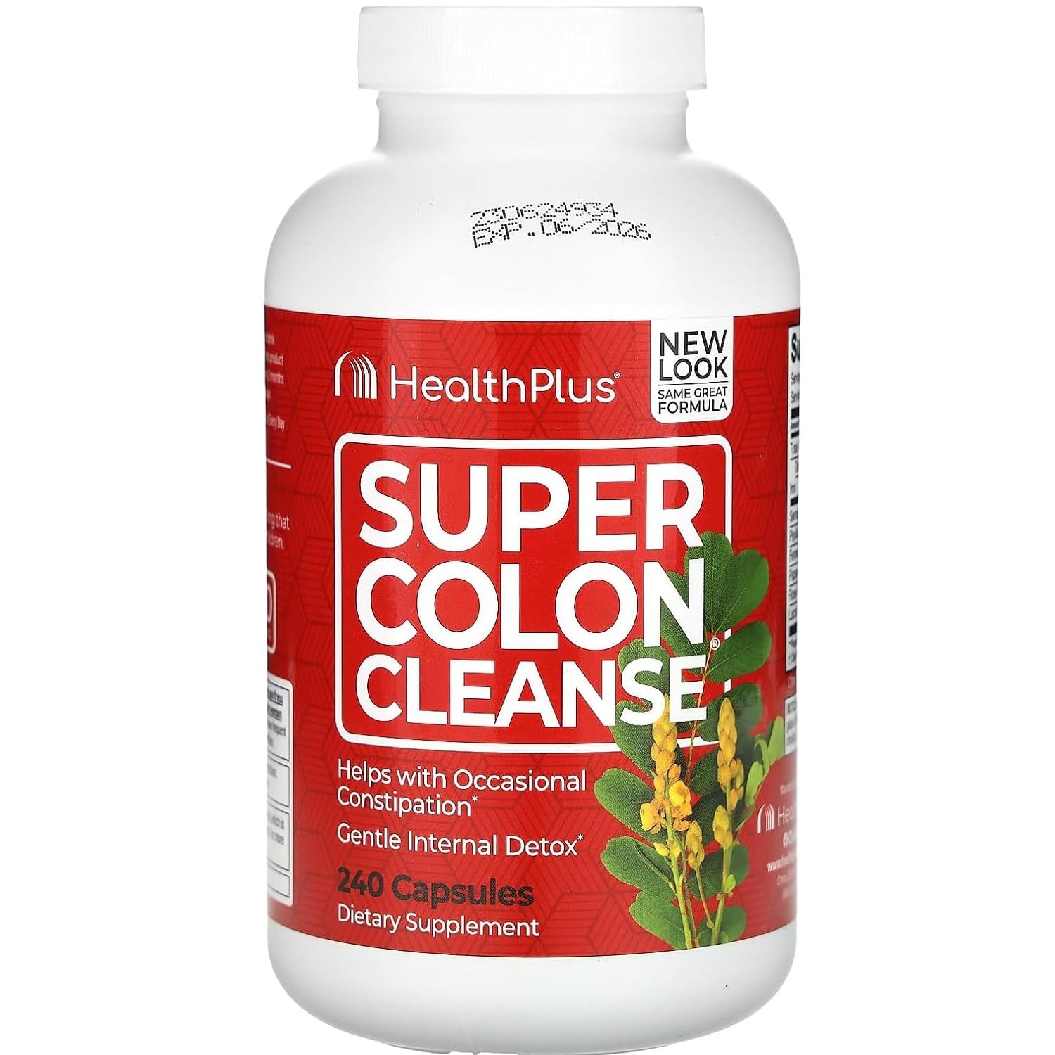 Health Plus Super Colon Cleanse 10-Day Detox Capsules, 720 Capsules