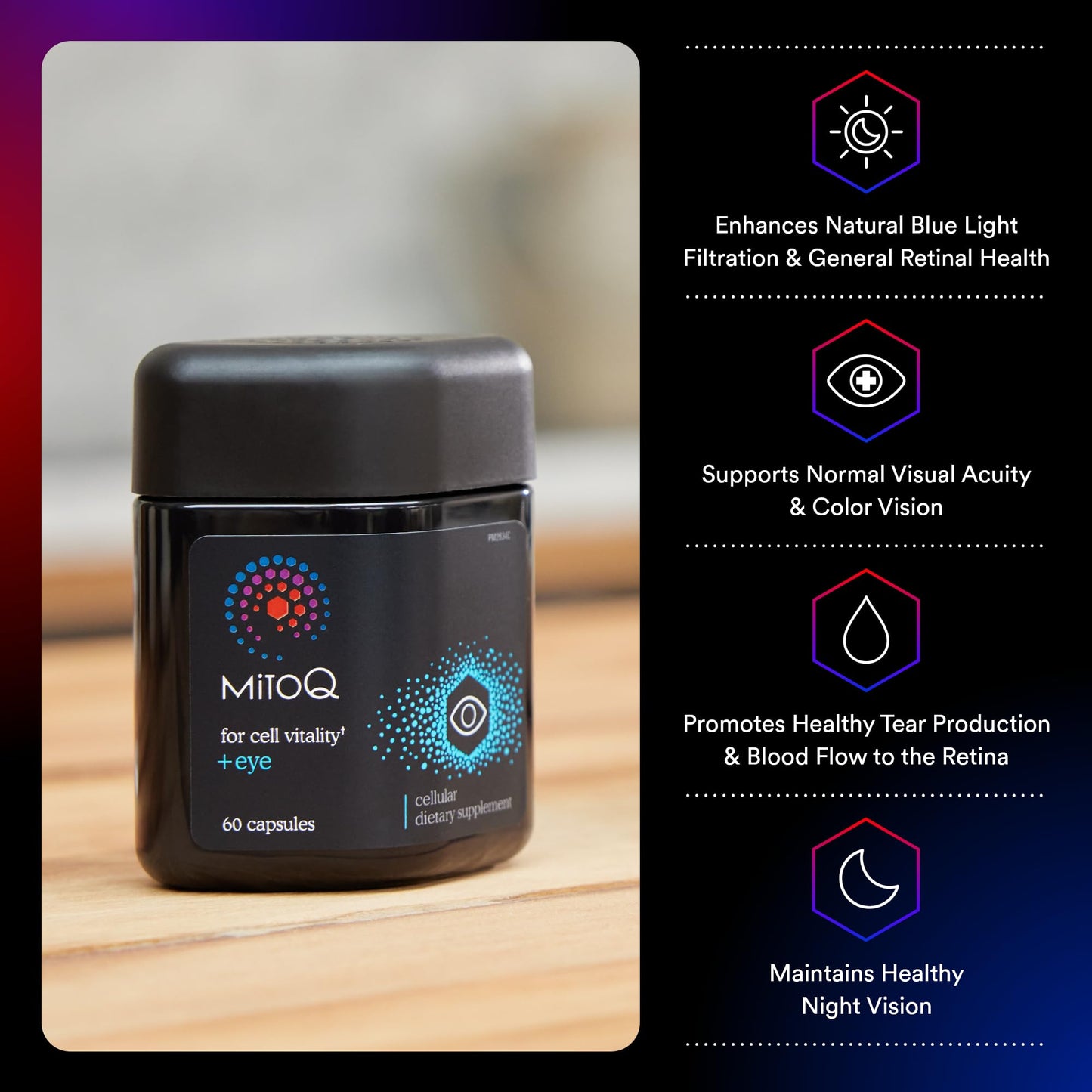 MitoQ +Eye Eye Health Capsule, 60 Count