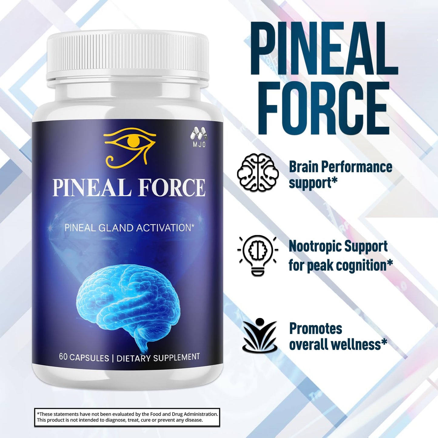 MJO Pineal Force Capsules, 180 Capsules