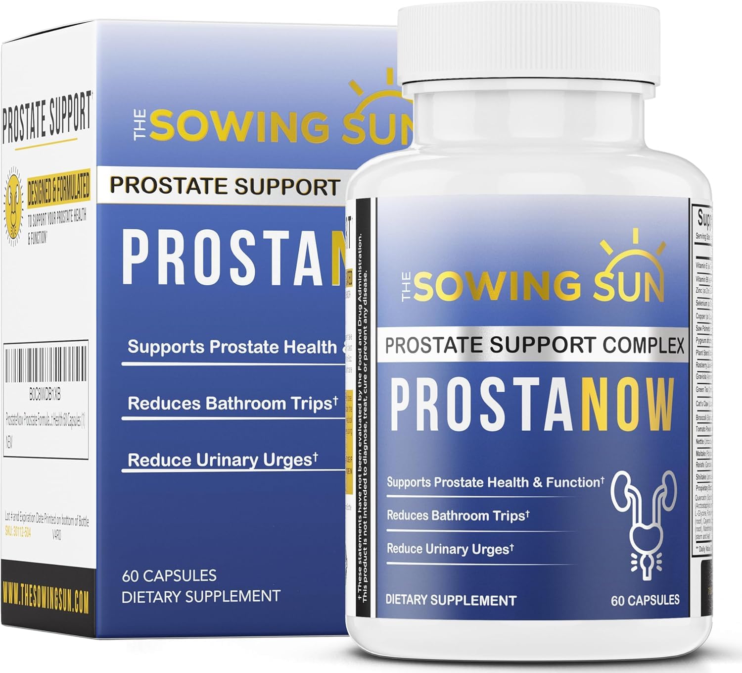 the sowing sun ProstaNow Prostate Formula Saw Palmetto for Men Capsule, 60 Count