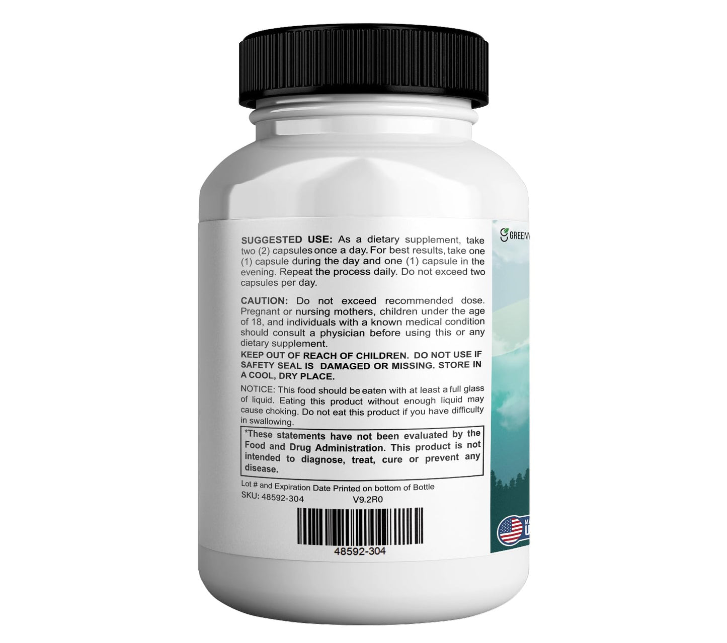 GREENVIFY Aeroslim Max Natural Dietary Supplement 60 Capsules
