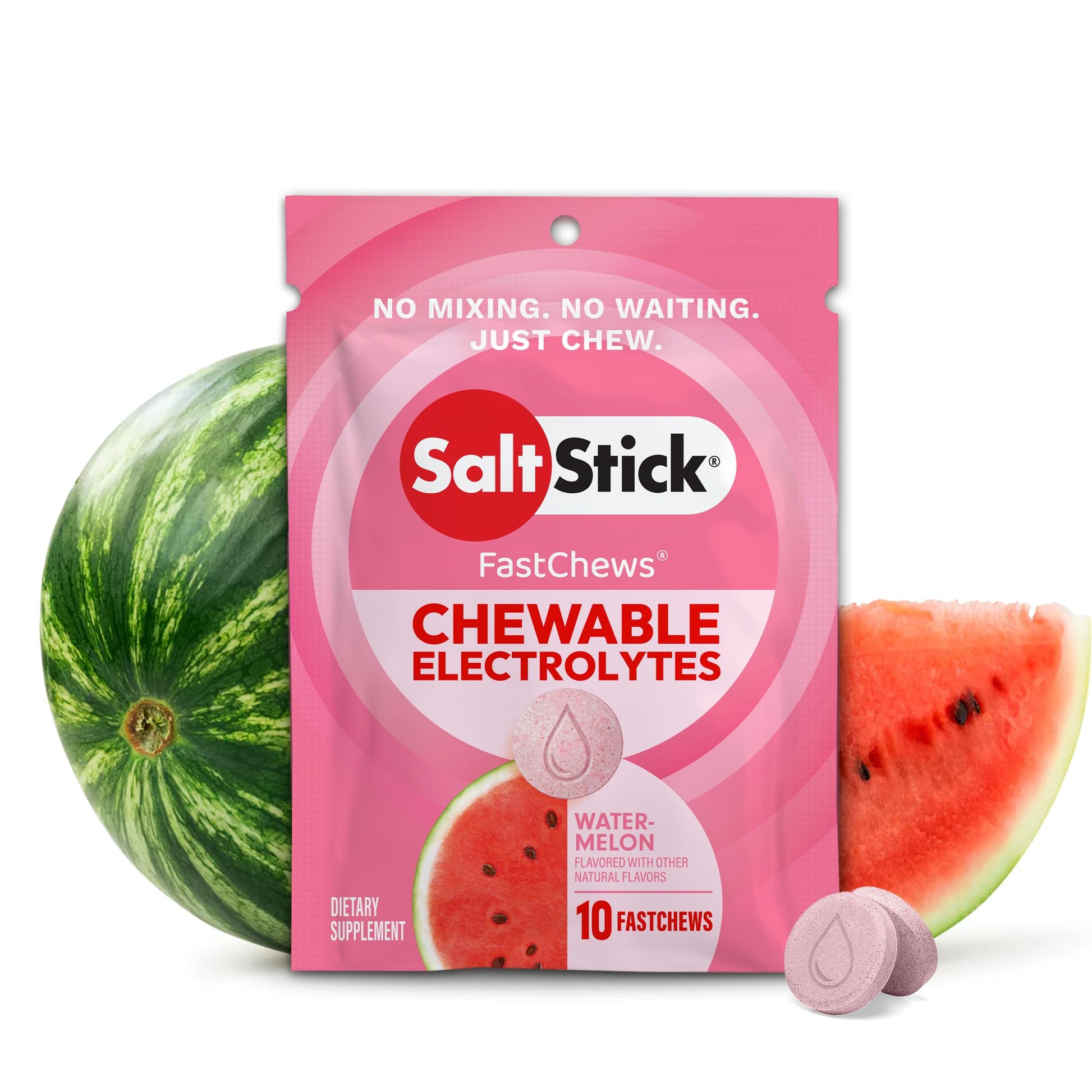 SaltStick Fastchew Electrolyte Replacement Tablets, 10 Count