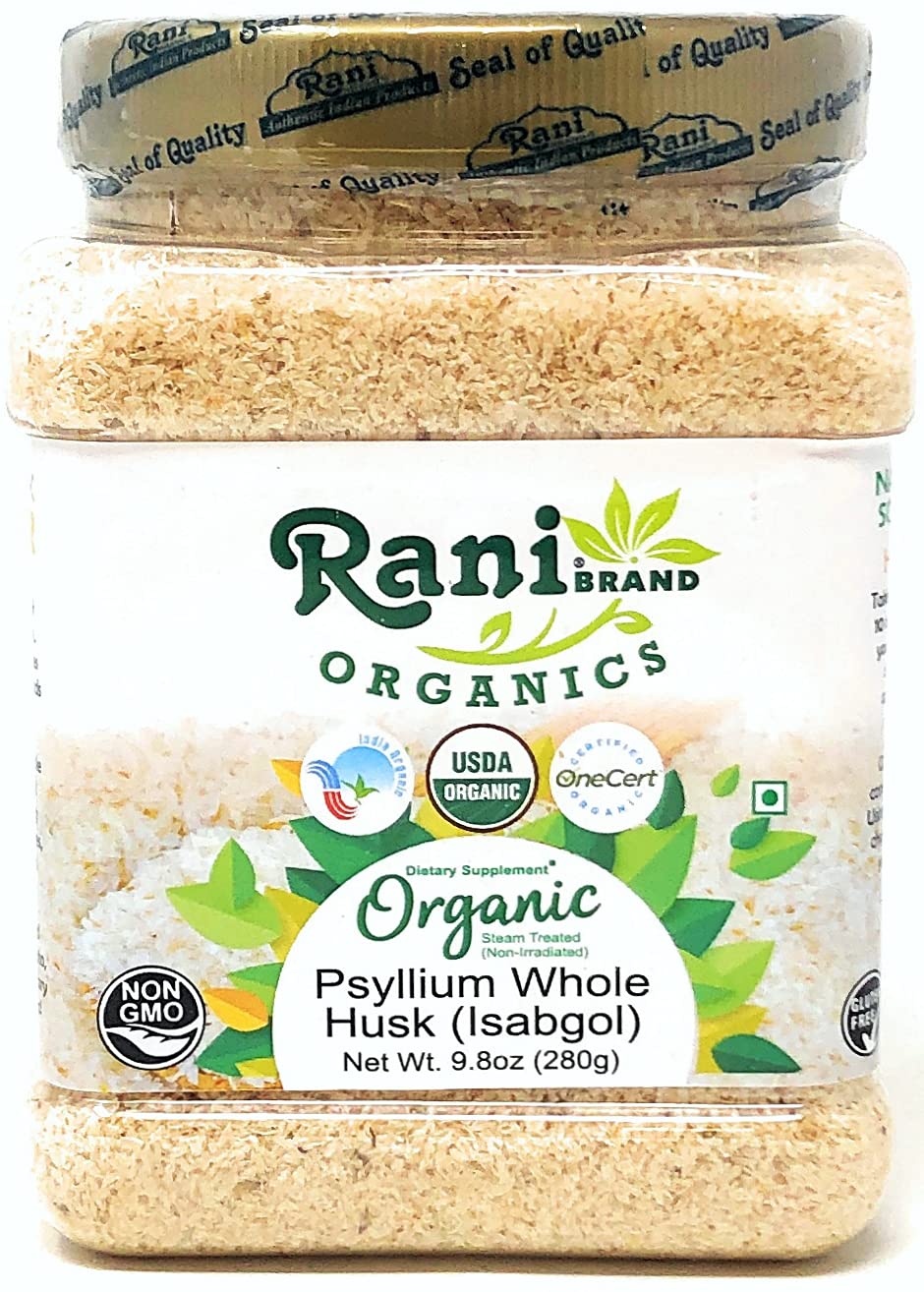 Rani Brand Authentic Indian Products Psyllium Whole Husk Powder (Isabgol) 9.8 oz