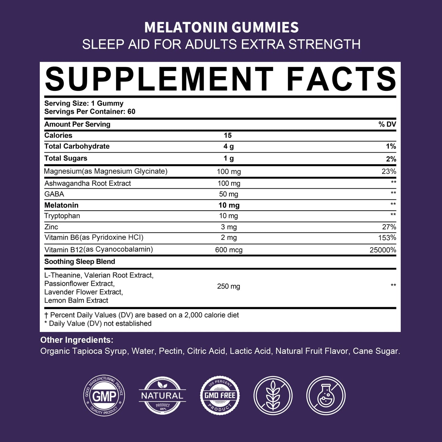 NEVISS Melatonin Gummy 60 Gummies