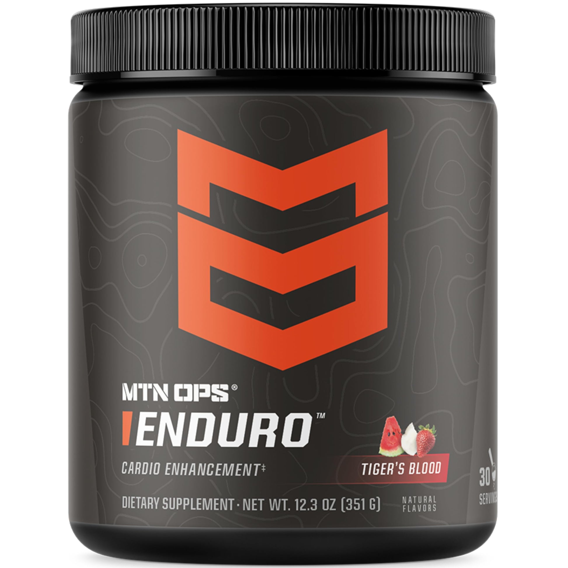 MTN OPS Enduro Nitric Oxide Stim Free Pre Workout Powder 11.6 Ounce