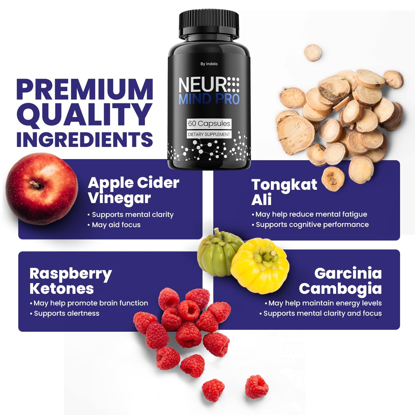 Indelo Neuro Mind Pro 120 Capsules