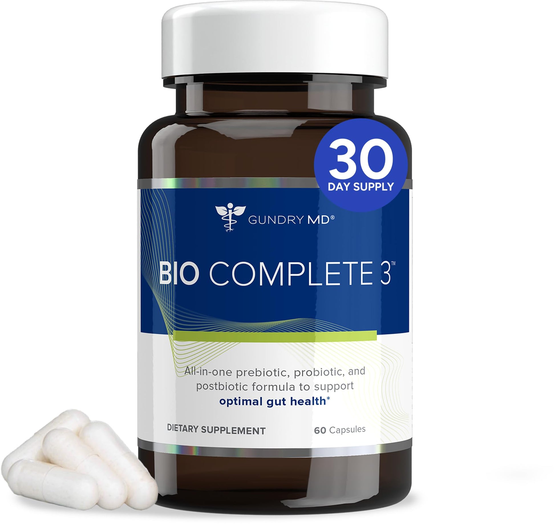 Gundry MD Bio Complete 3 Capsules, 60 Count