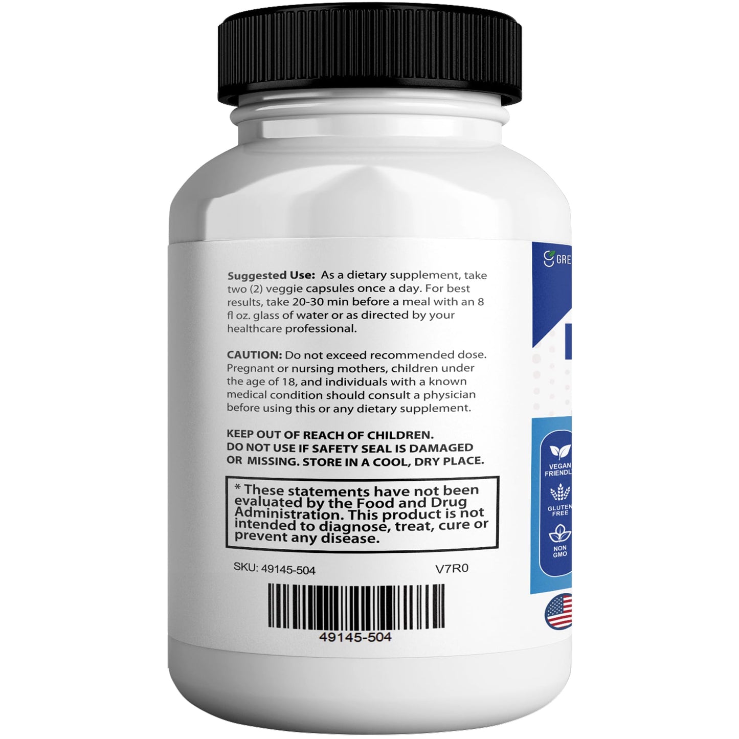 GREENVIFY Prostate SOS Max Supplement Capsules, 60 Count