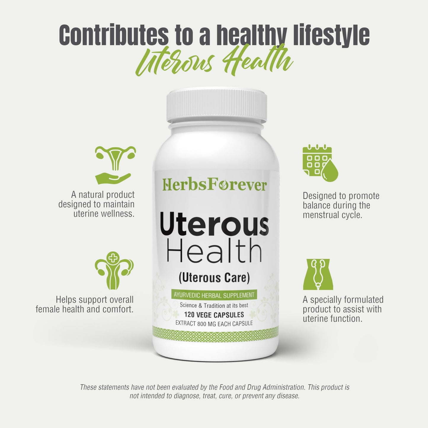 Herbsforever Uterous Health/Uterous Care Capsules 120