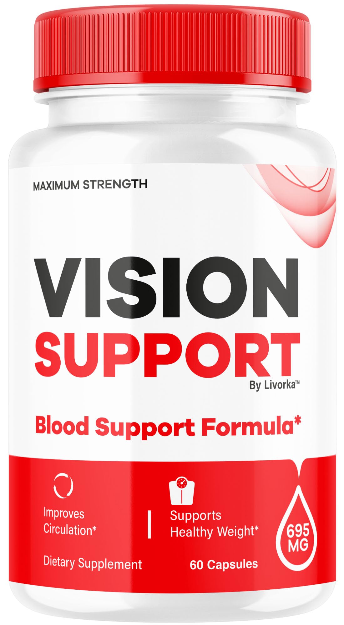 LIVORKA Vision Support Capsules, 60 Count