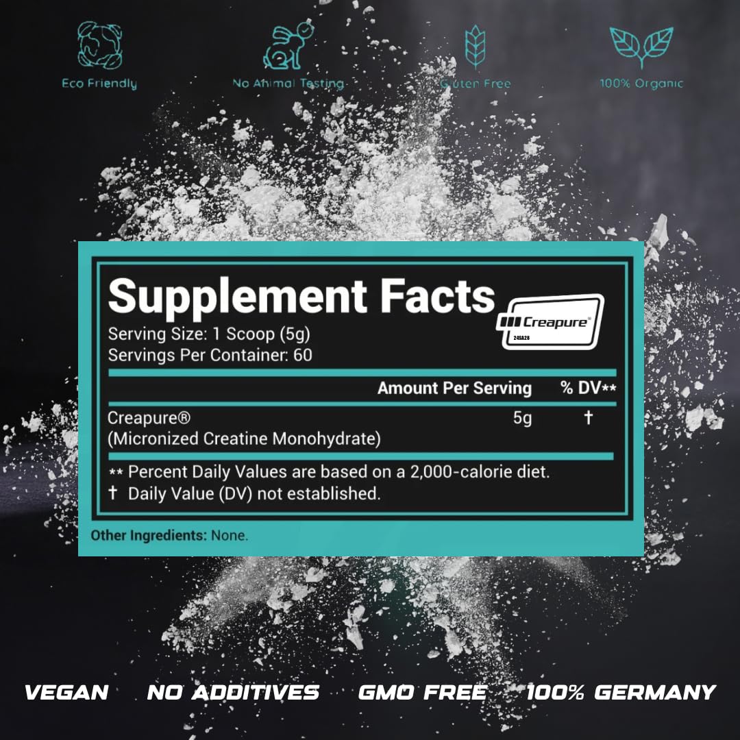 SMART 247 Micronized Creatine Monohydrate Powder 60 Servings