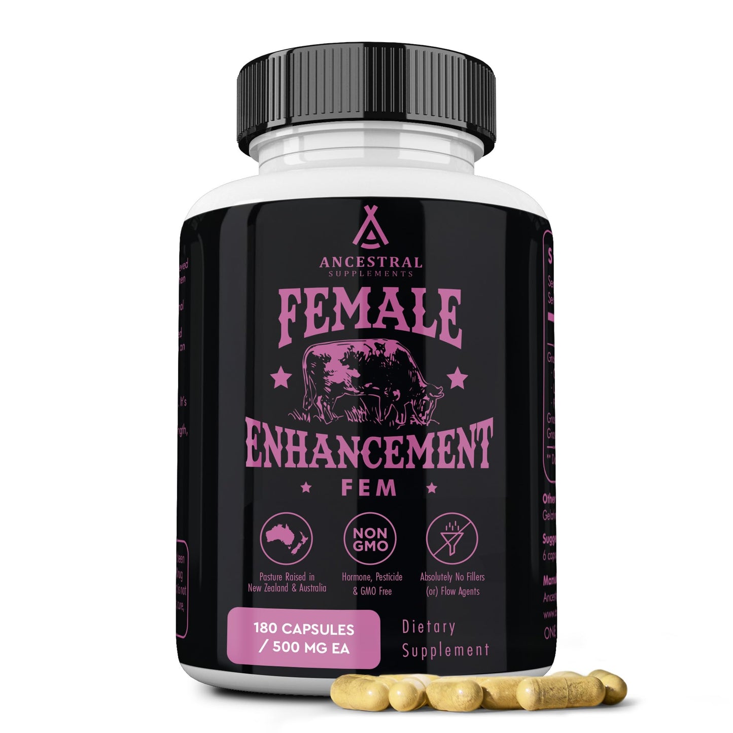 Ancestral Supplements Primal Beef Organ Supplement for Women Capsule 180