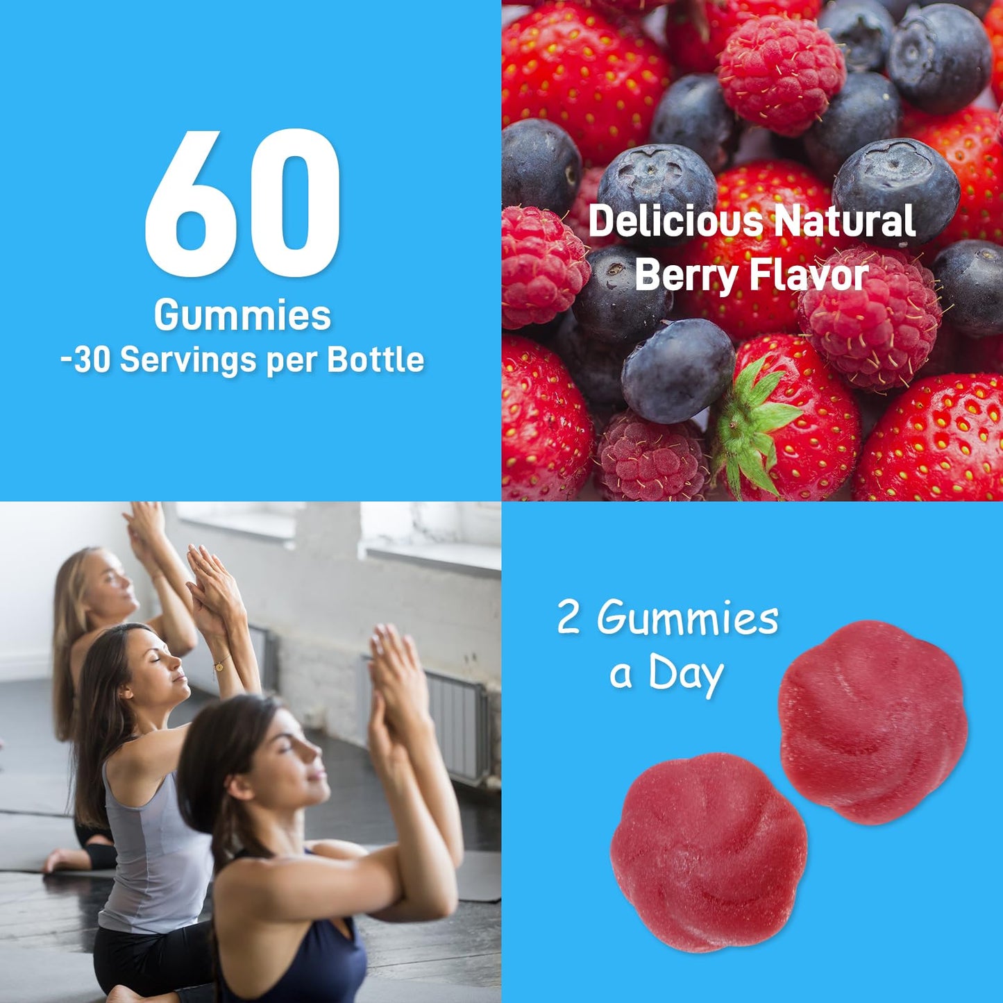 Biobor Magnesium Citrate Gummies 60 Count