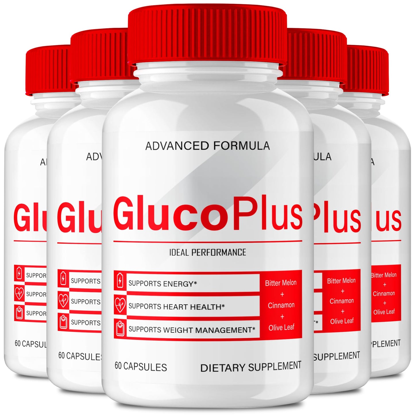 IDEAL PERFORMANCE Gluco Plus Advanced Blood Formula Capsules, 300 Count