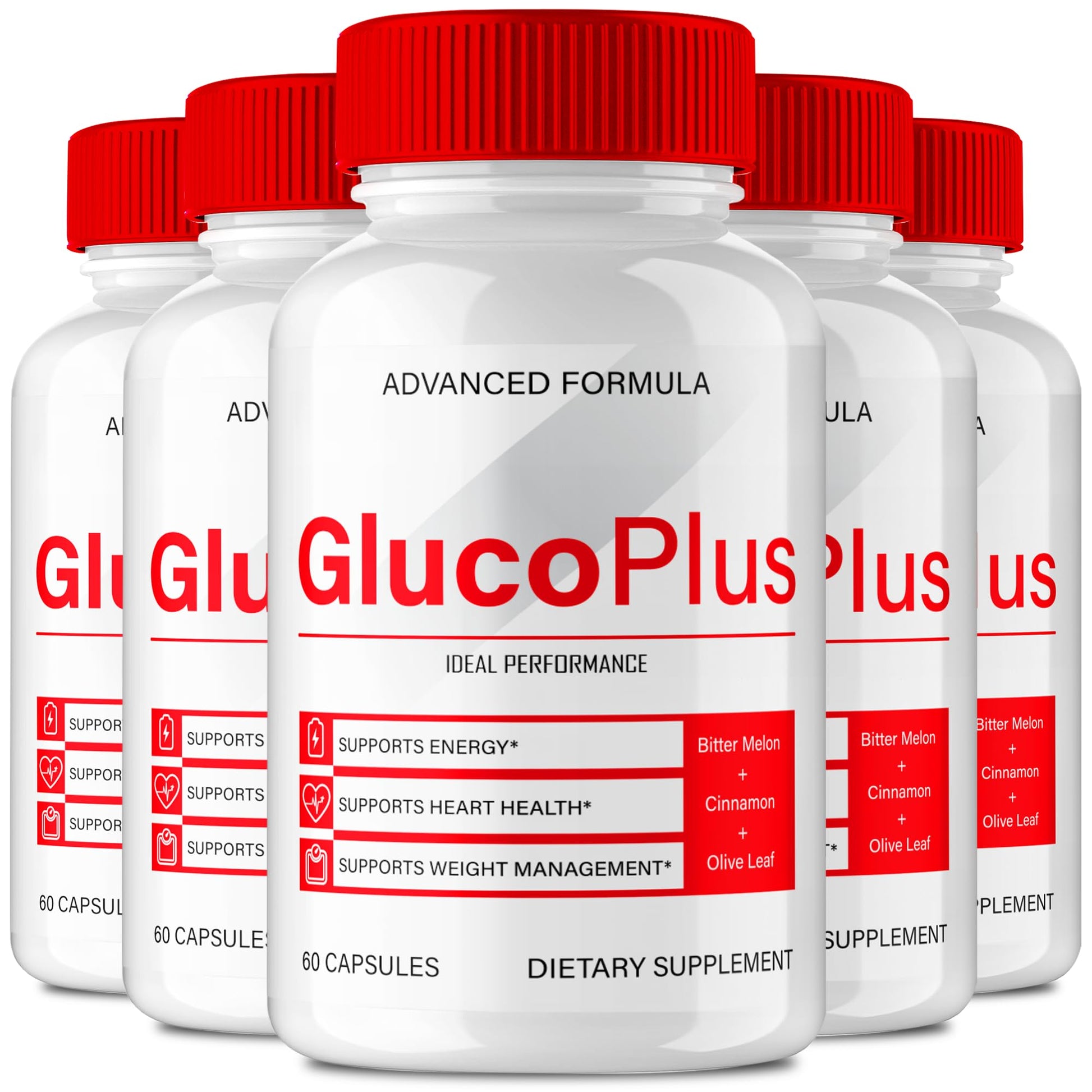IDEAL PERFORMANCE Gluco Plus Advanced Blood Formula Capsules, 300 Count