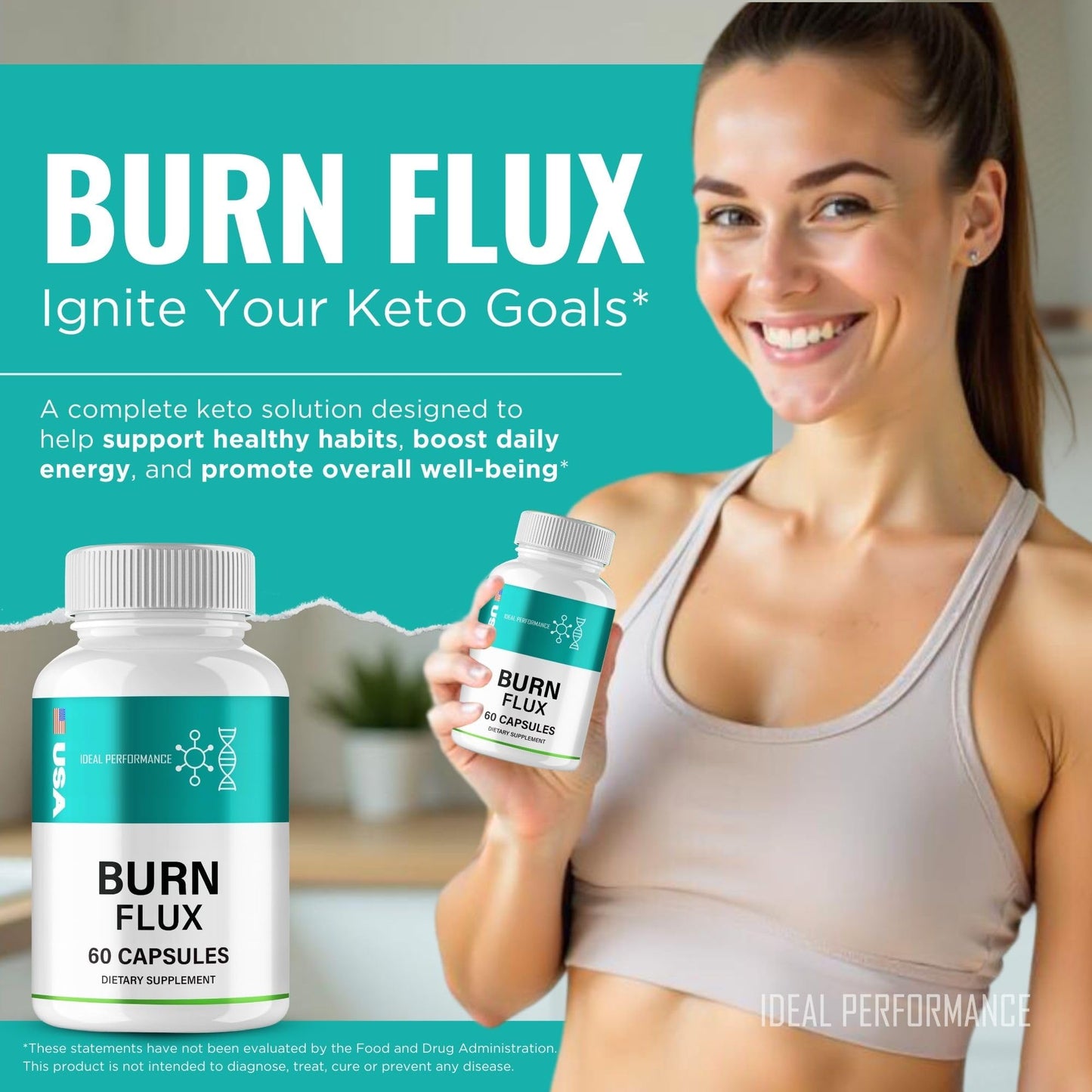 IDEAL PERFORMANCE Burnflux Capsules 60 Capsules