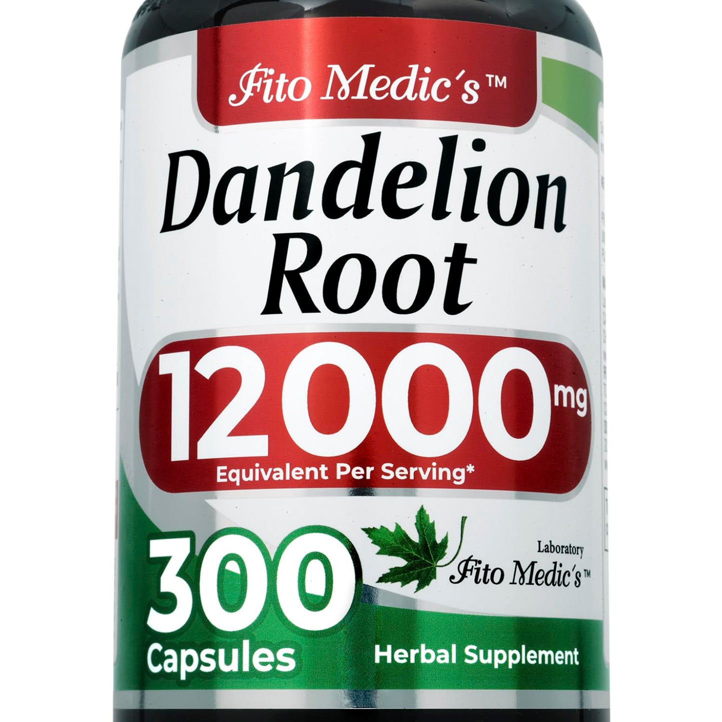 FITO MEDIC'S Dandelion Root Capsules 300 Count
