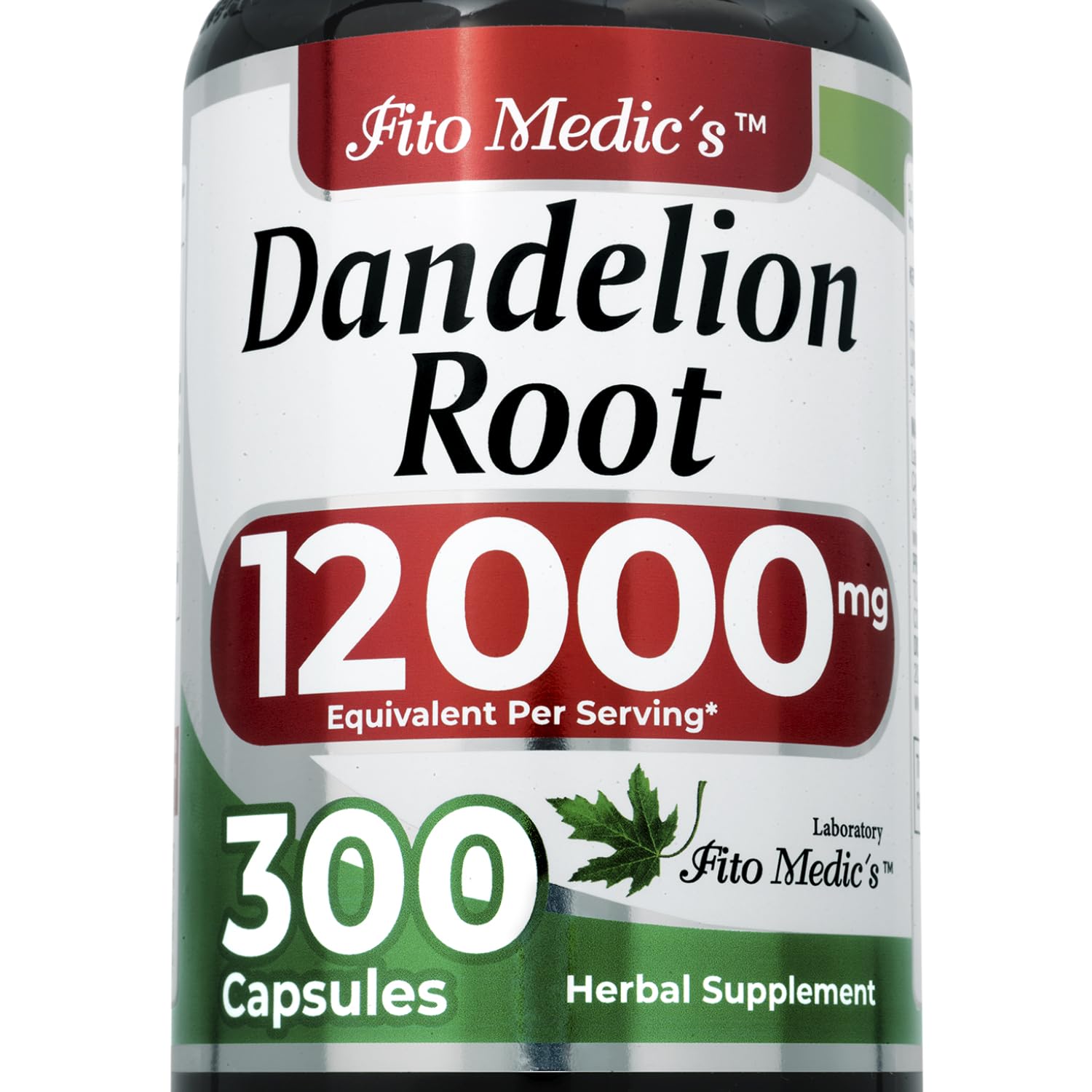 FITO MEDIC'S Dandelion Root Capsules 300 Count