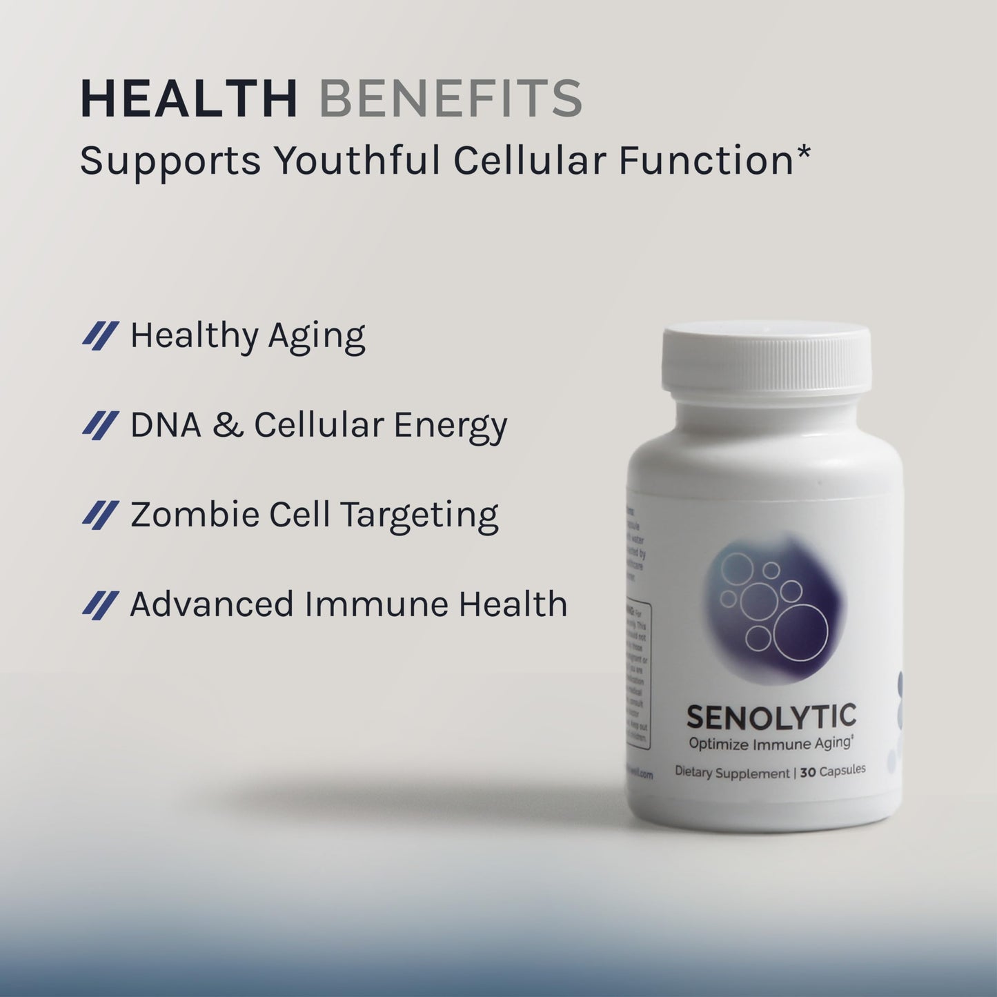 InfiniWell Senolytic Longevity Supplements, 30 Capsules