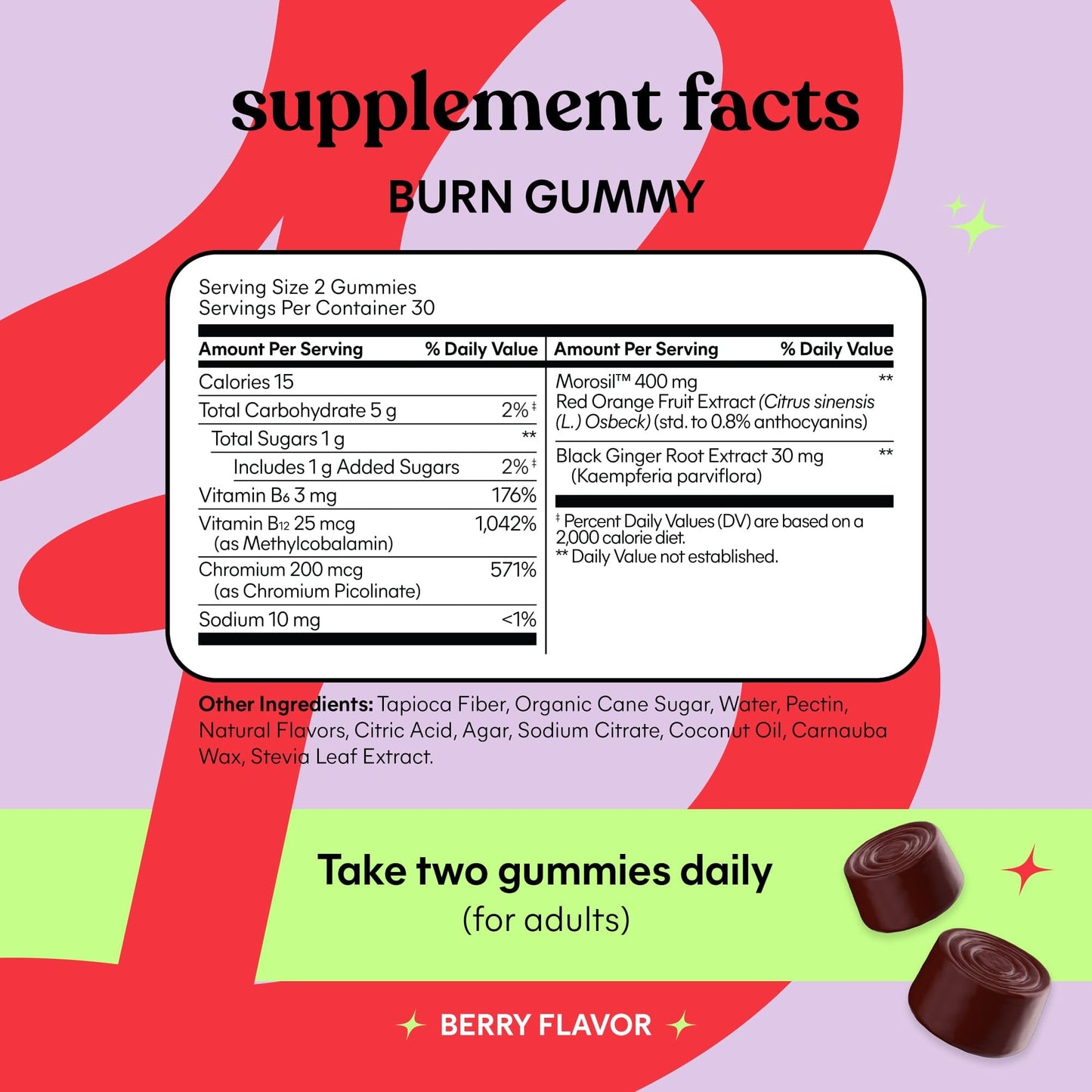 Lemme Burn Belly Fat & Metabolism Gummies, 60 Count