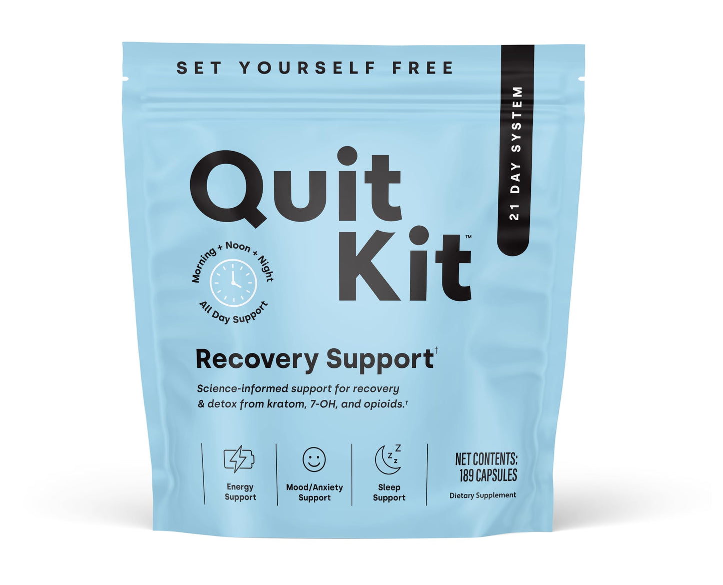 Quit Kit Detox & Withdrawal Support System Capsule 189 Count
