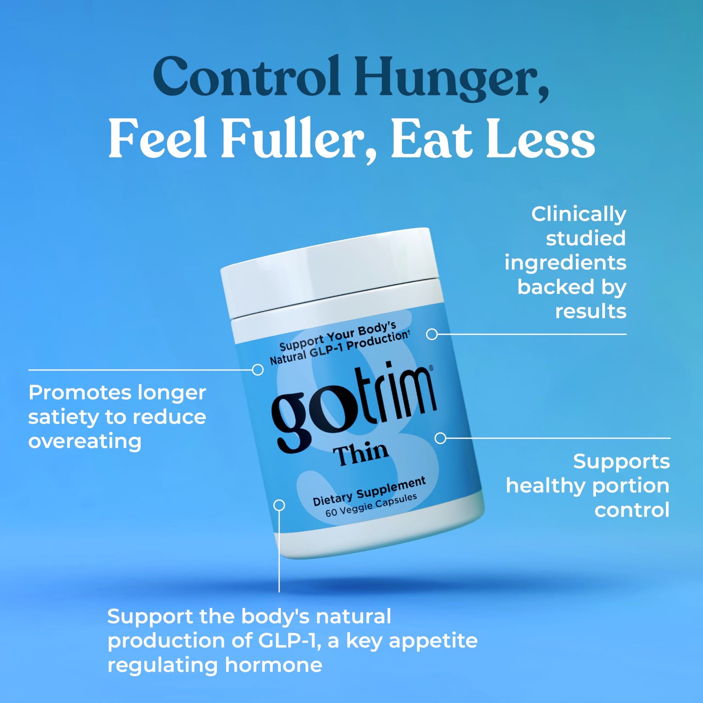 TLS GoTrim Thin Satiety and Metabolic Support Tablet 60 Count
