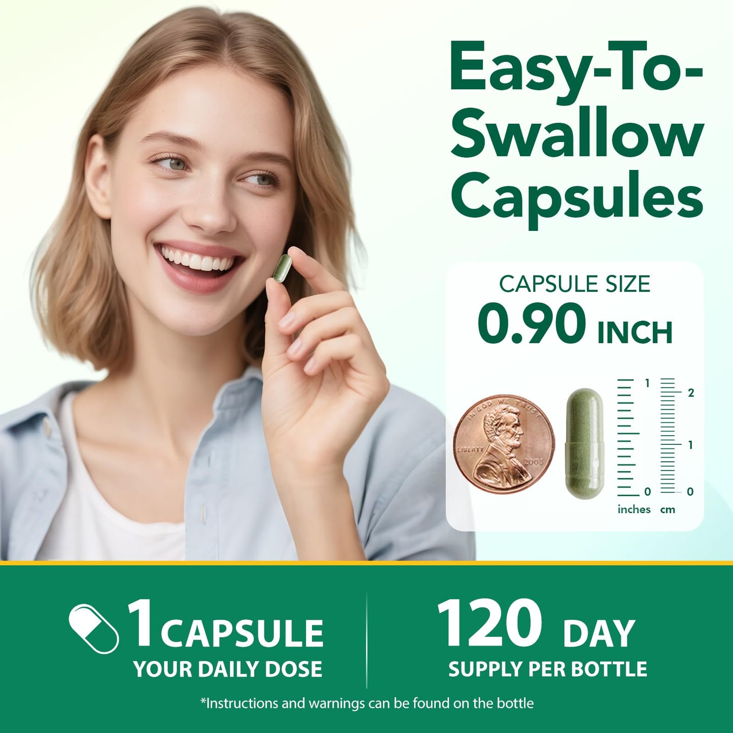 AIQIUSHA Chlorophyll Capsule Internal Body Deodorant, Natural Body Odor Control for Whole-Body Freshness, Chlorophyll with Parsley & Mint for Fresh Breath, Gut & Digestive Support, Vegan, 120 Capsules
