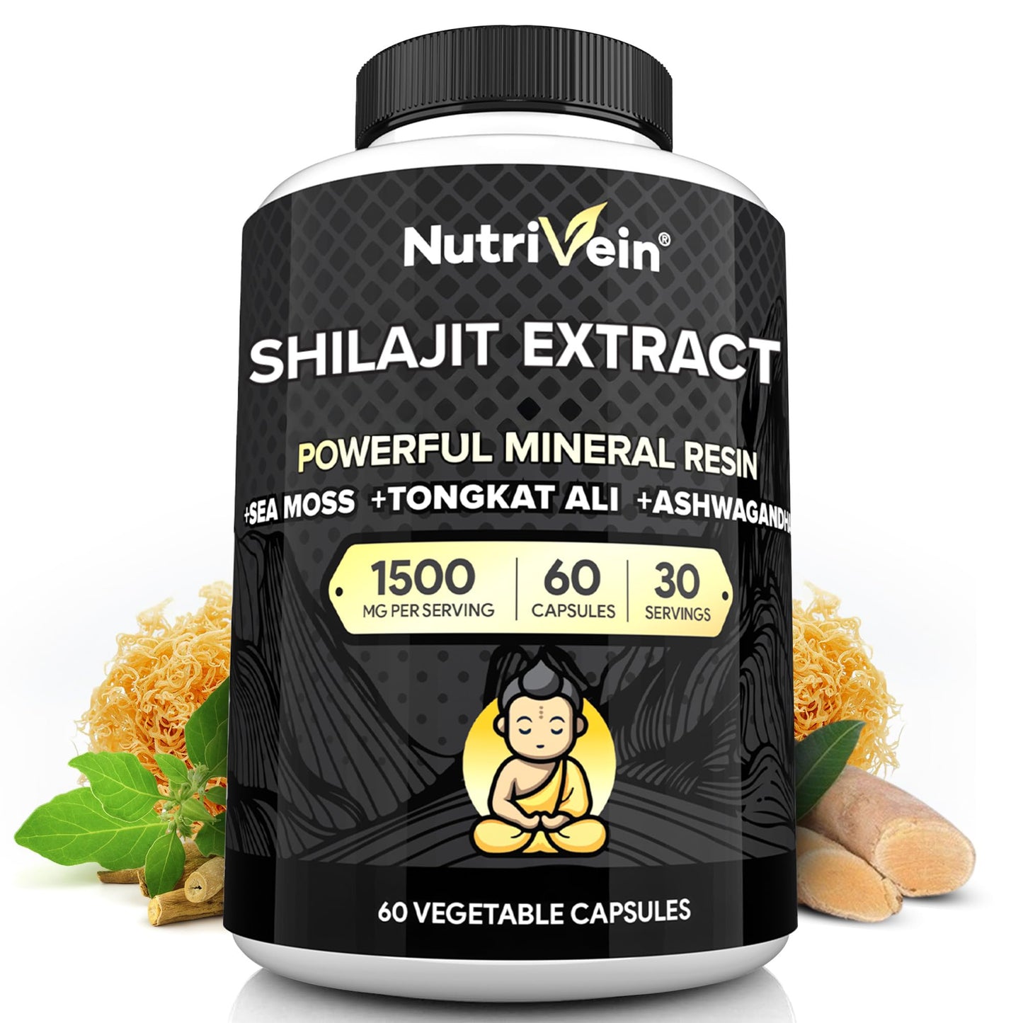 Nutrivein Shilajit Capsule, 60 Capsules