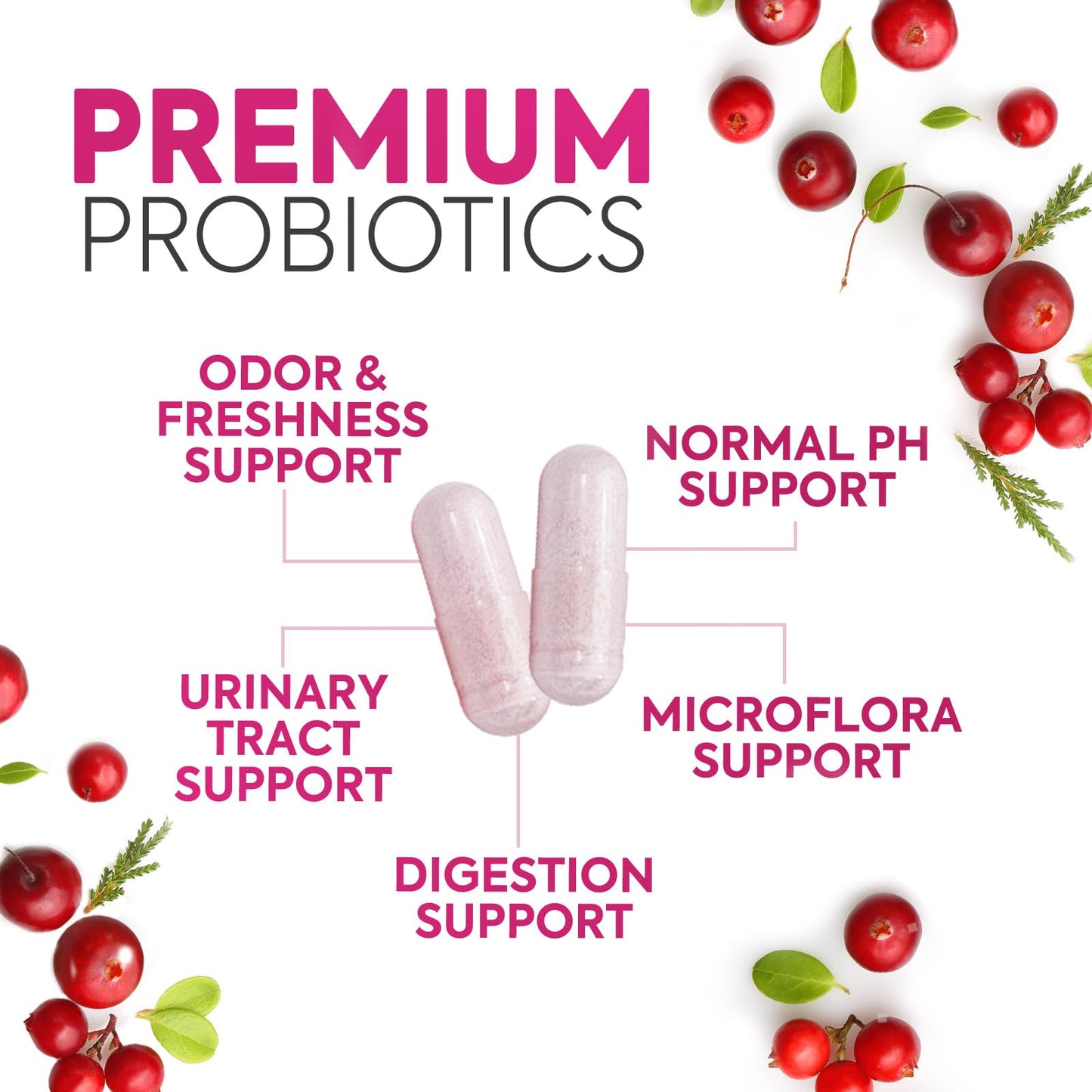 Nature's Glow Probiotics For Women - PH Balance, Digestive & Feminine Health Support - 100 Billion CFU Per Serving - Women's Probiotic With 16 Unique Strains, Vaginal Probiotic Capsules 60 Count