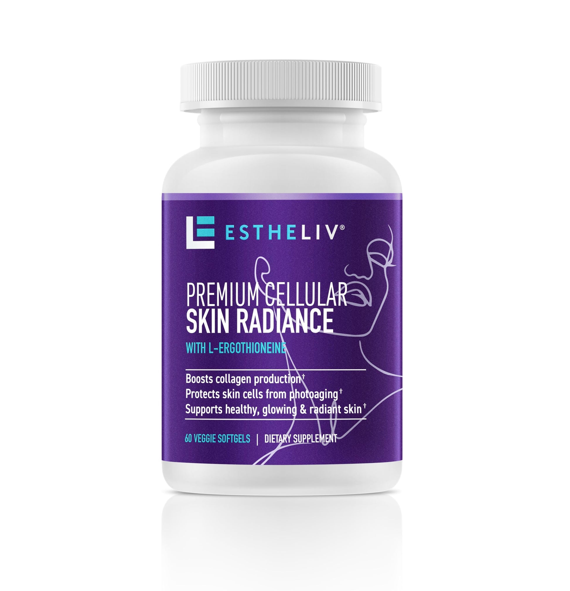 ESTHELIV Premium Cellular Skin Radiance Softgel 60 Count