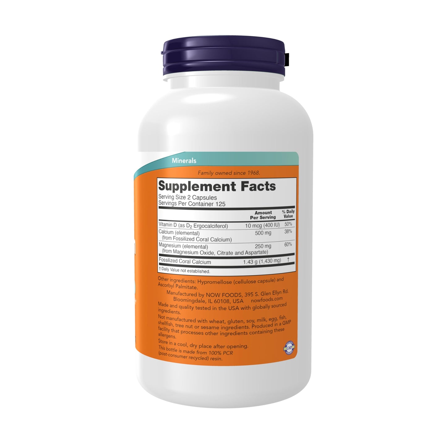 NOW Foods Coral Calcium Plus Capsules 250