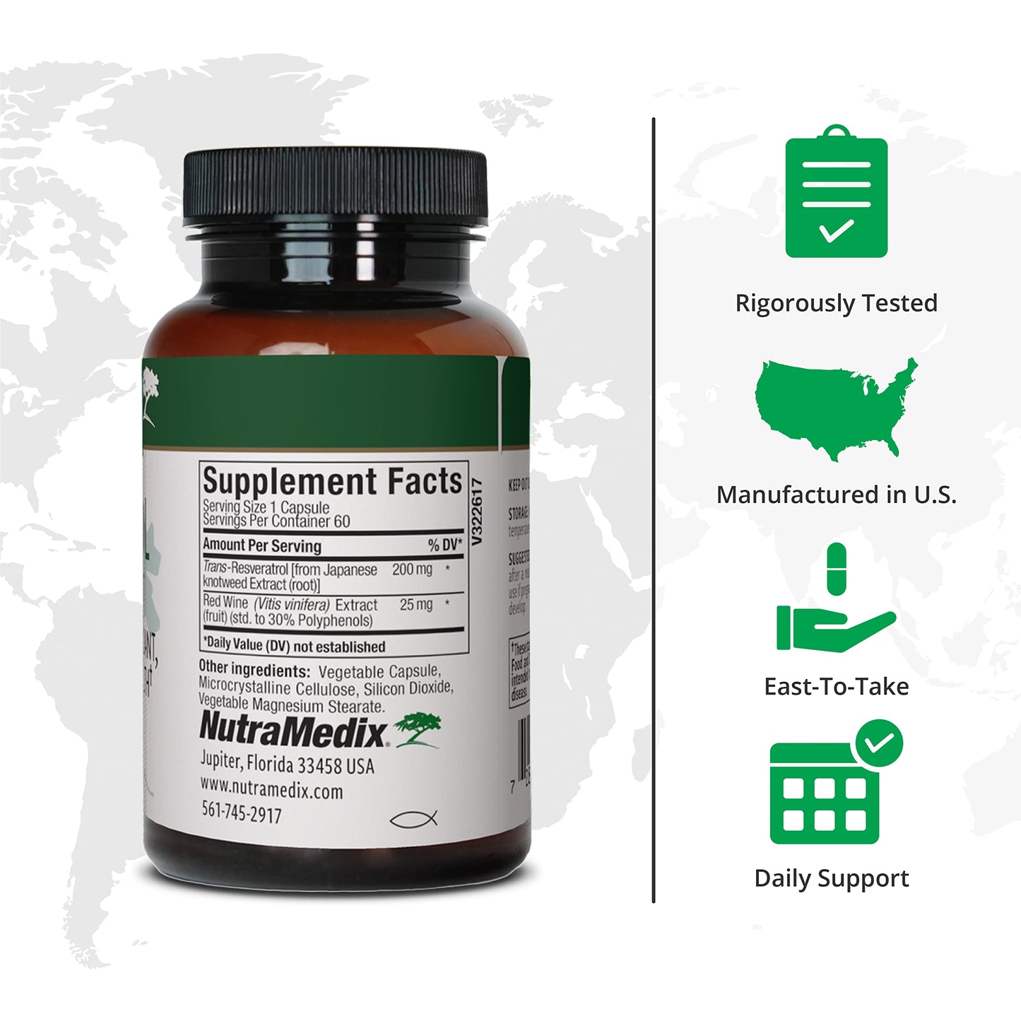 NutraMedix Resveratrol 60 Capsules