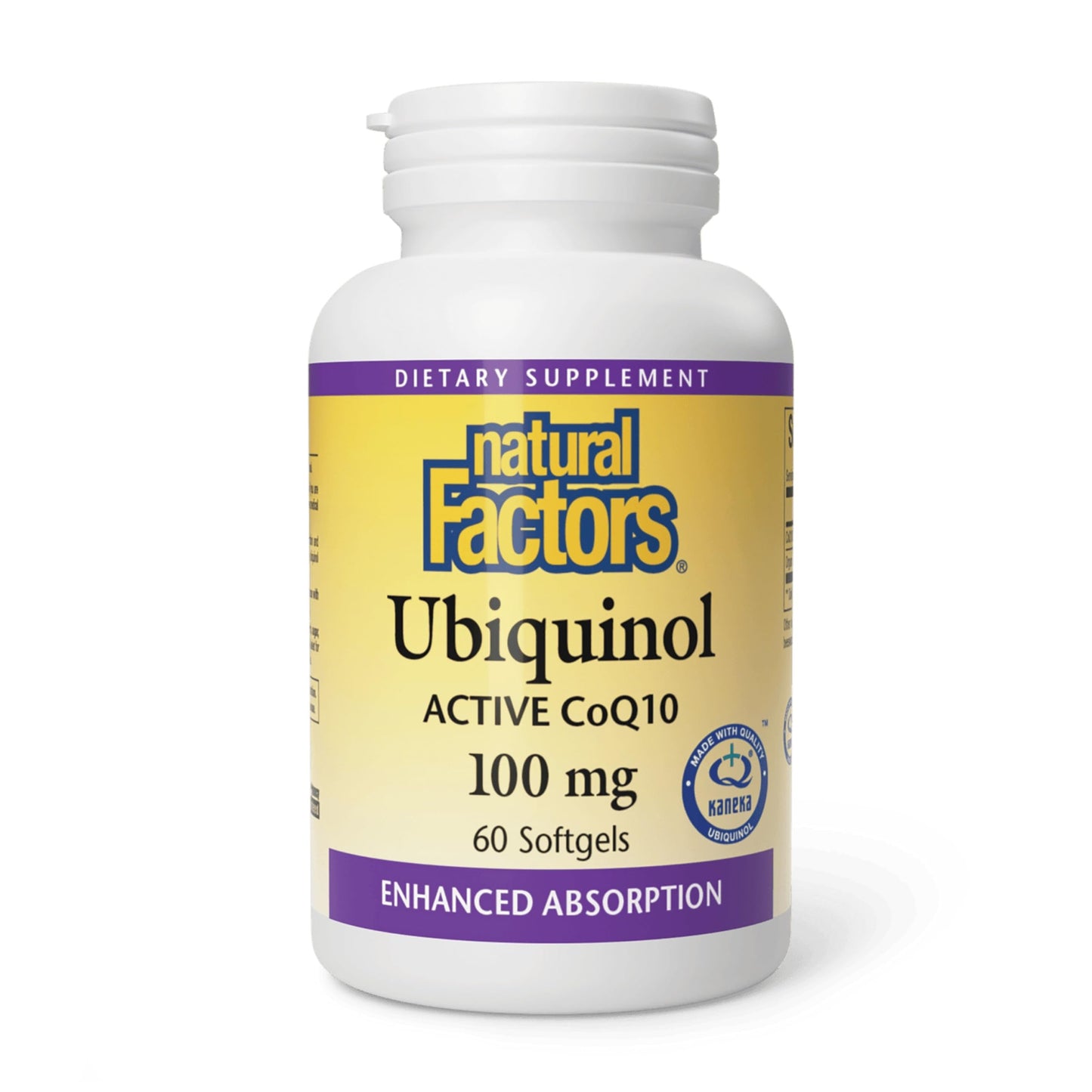 Natural Factors Ubiquinol 100 mg Softgels 60