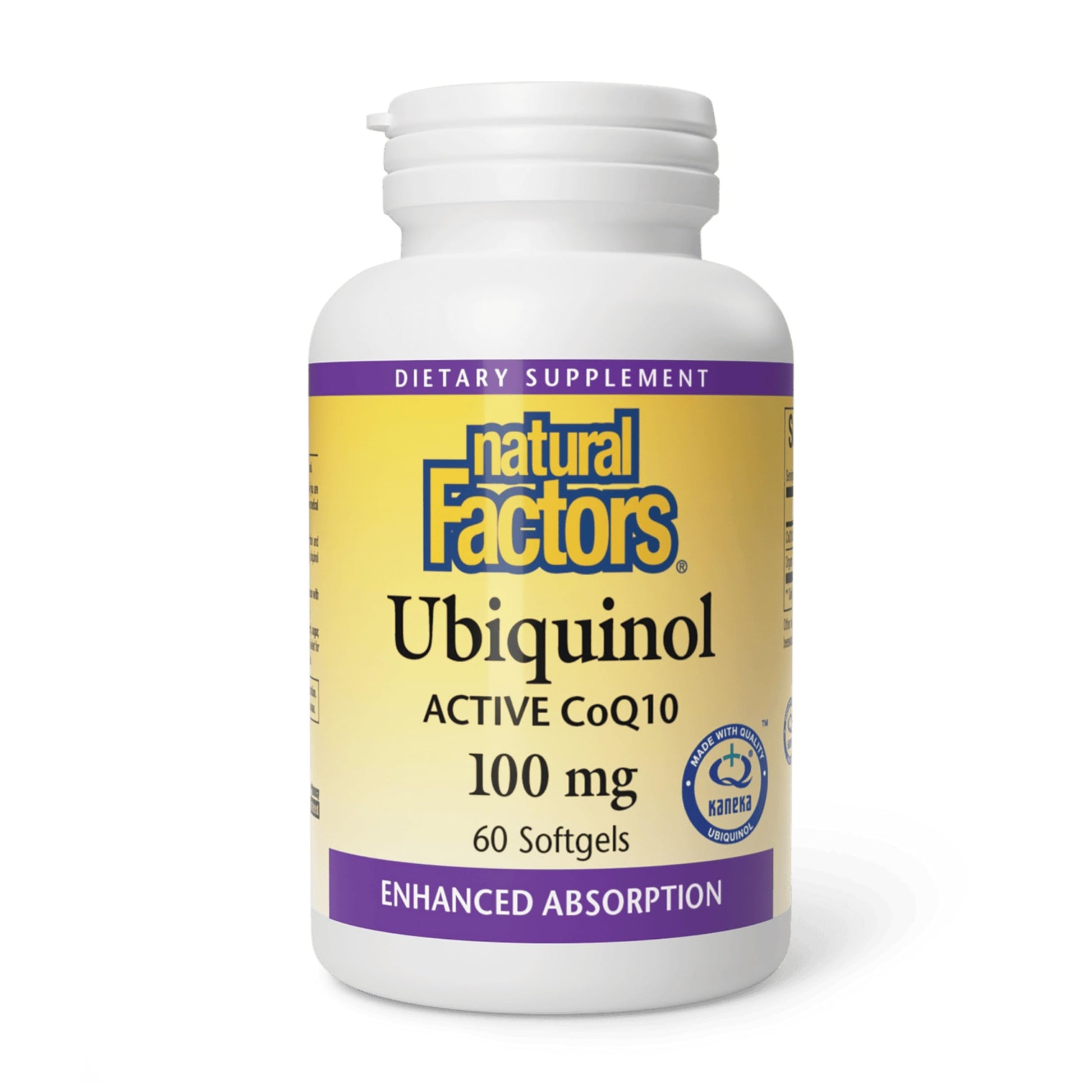 Natural Factors Ubiquinol 100 mg Softgels 60