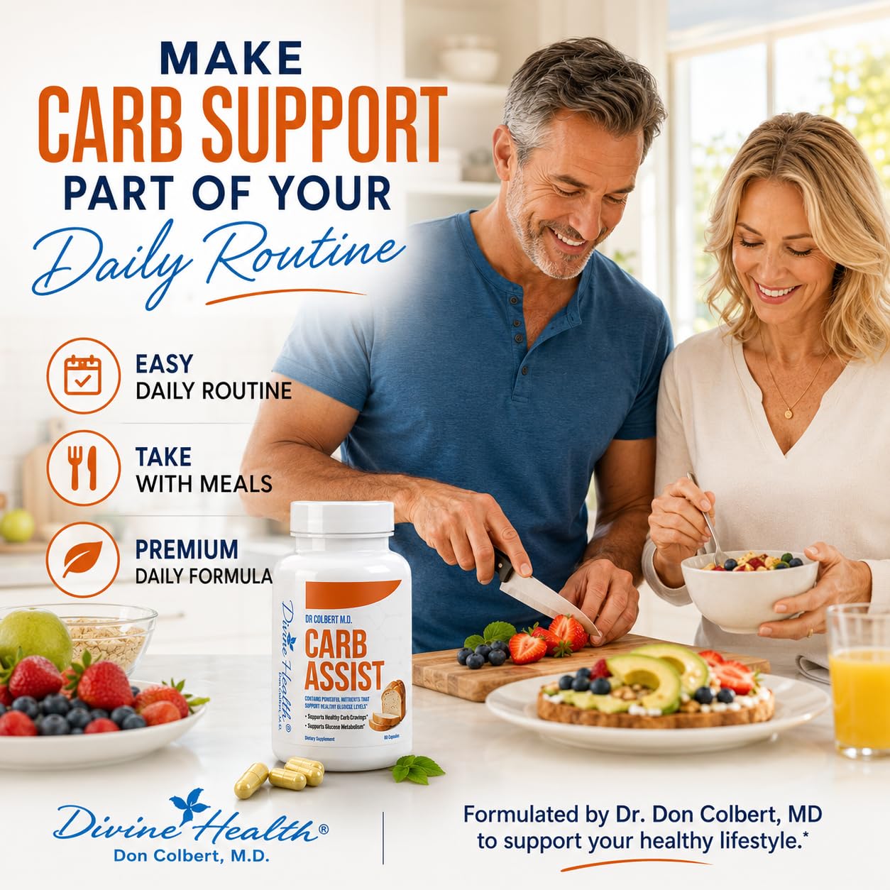 Divine Health Carb Assist Capsules, 60 Capsules