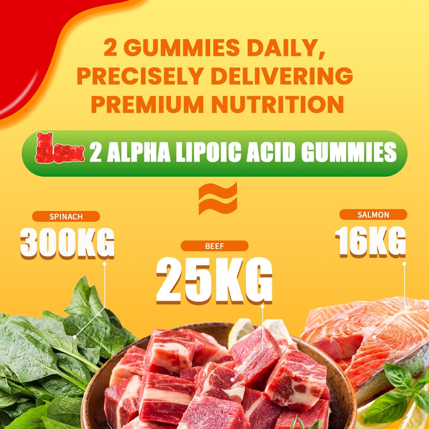 Refortu Alpha Lipoic Acid Gummies 60 Count