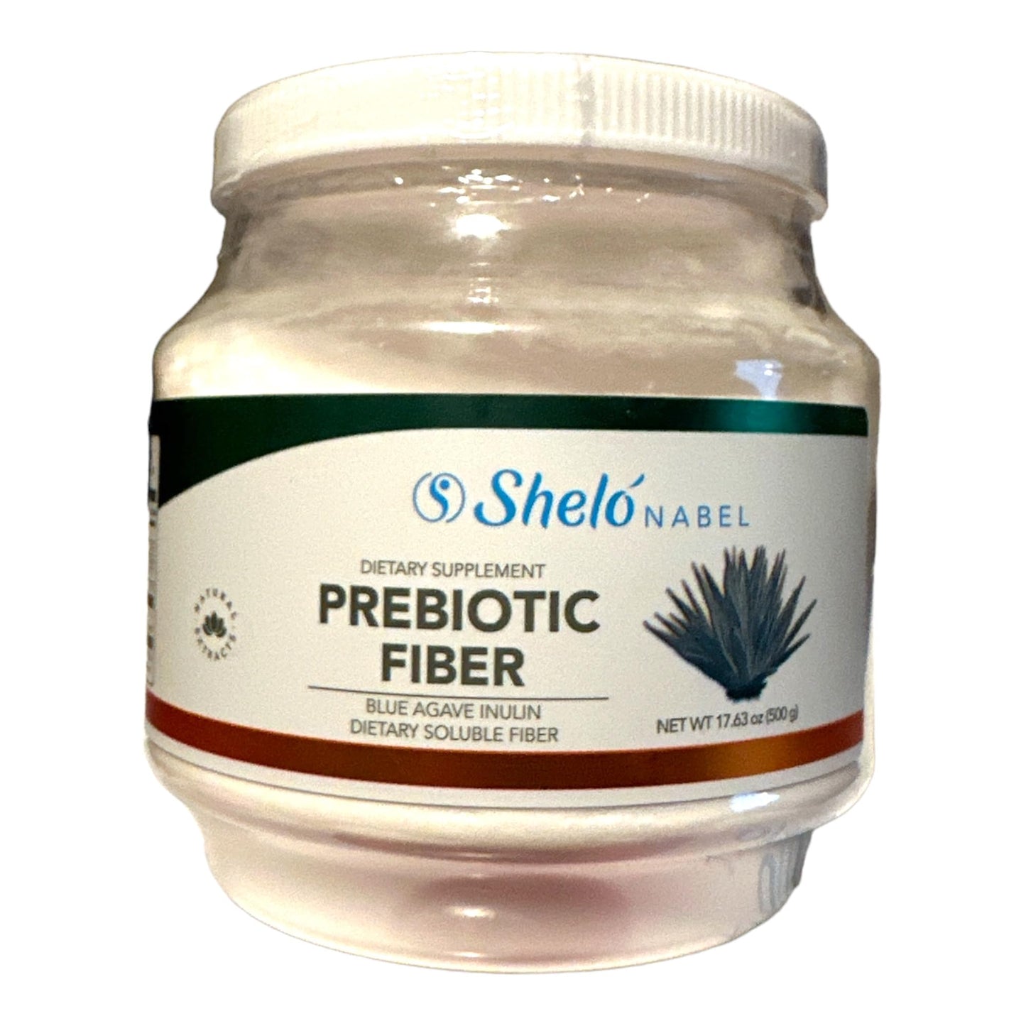 Sheló NABEL Prebiotic Fiber Blue Agave Inulin Powdered Premix 17.63 oz