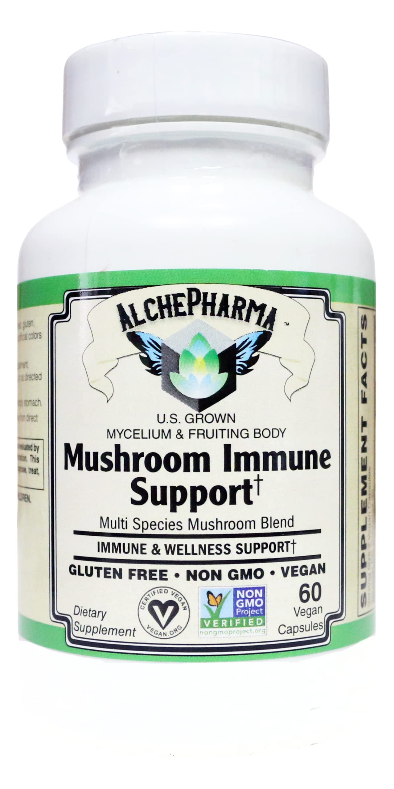 AlchePharma Mushroom Immune Support Capsule 1 Count