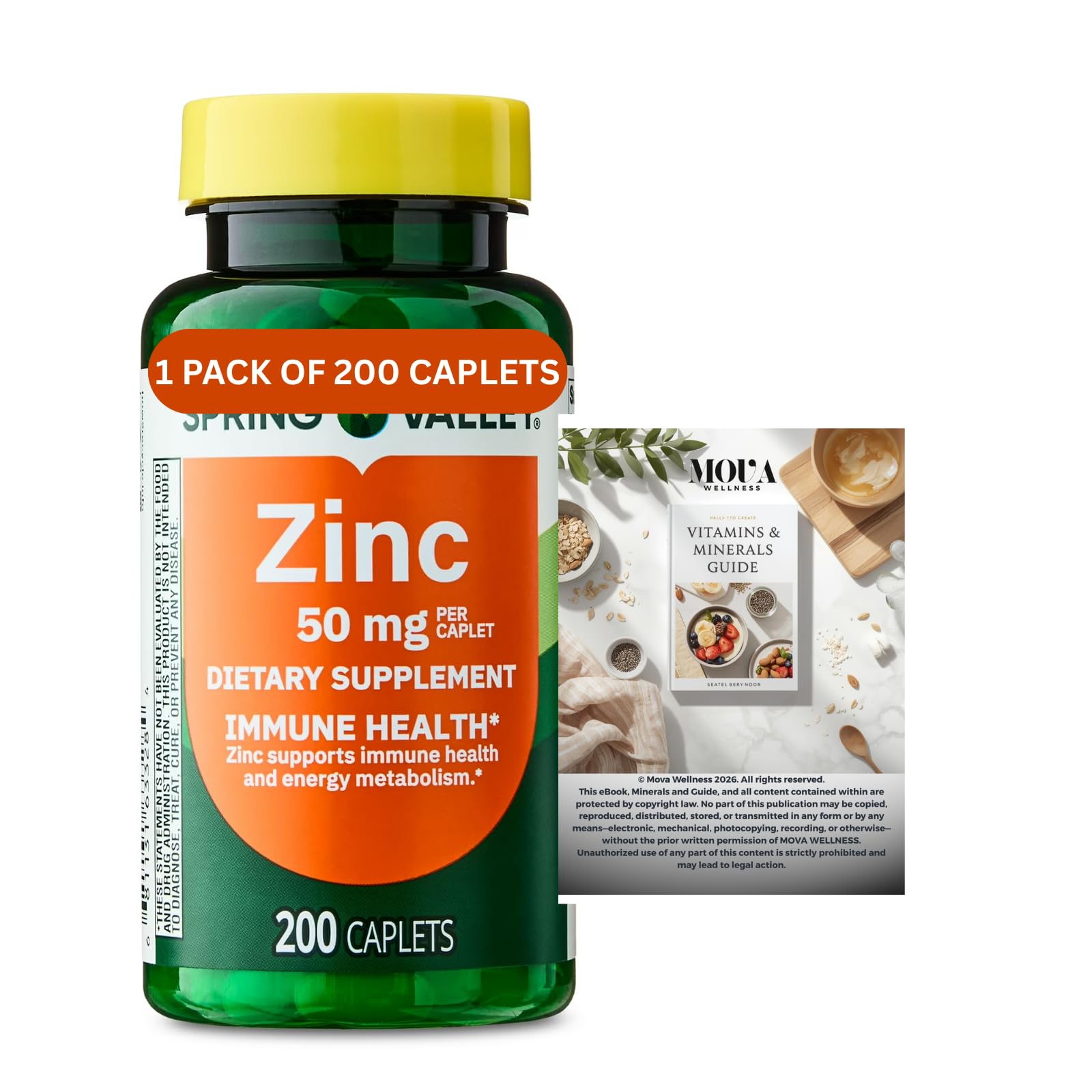 Generic Zinc 50 mg Tablet 200 Count