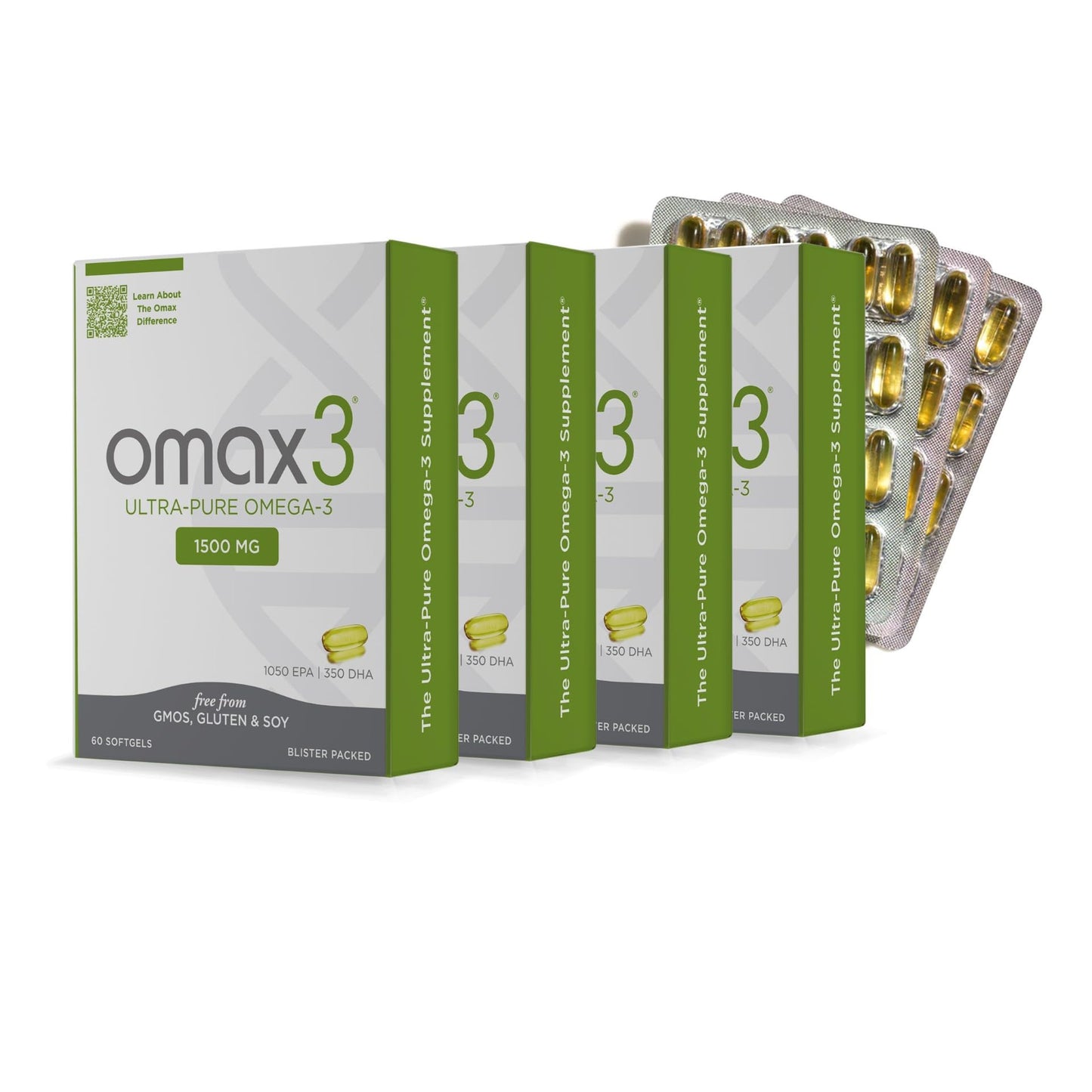 Omax3 Ultra-Pure Omega-3 Fish Oil Softgel 240 Count