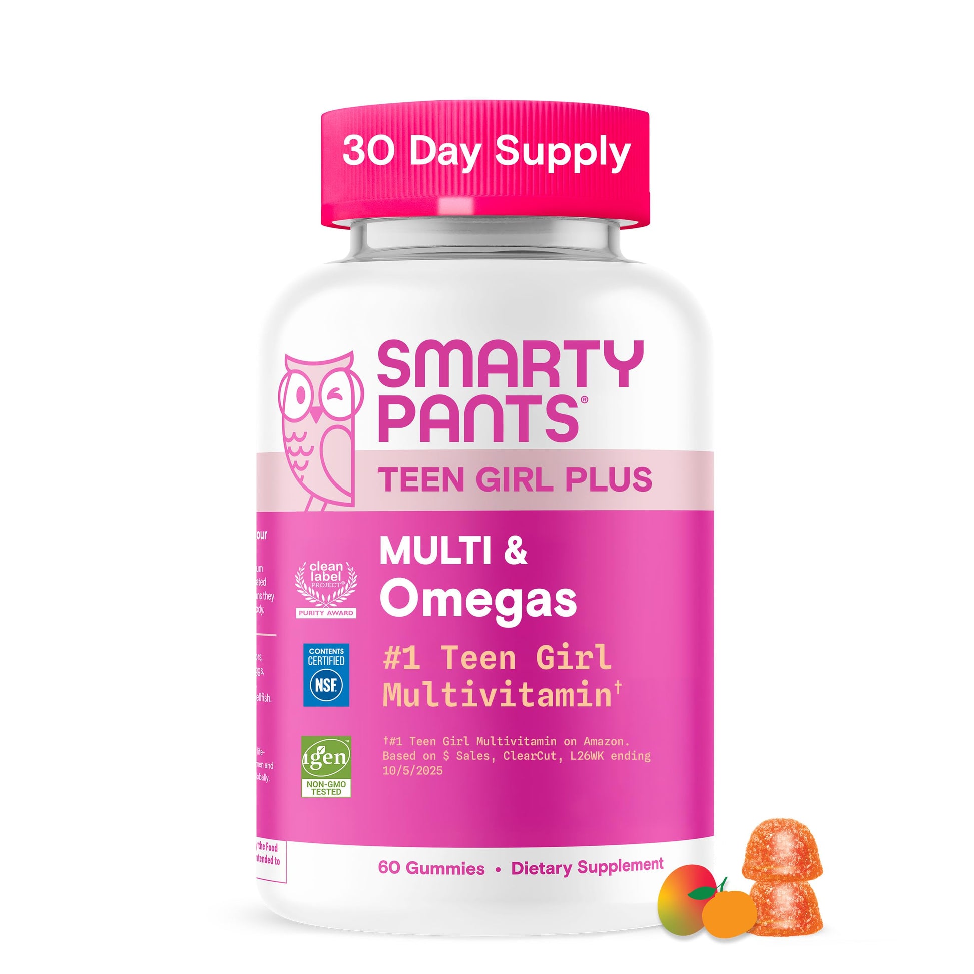 SmartyPants Teen Girl Multivitamin Gummies 1 Count
