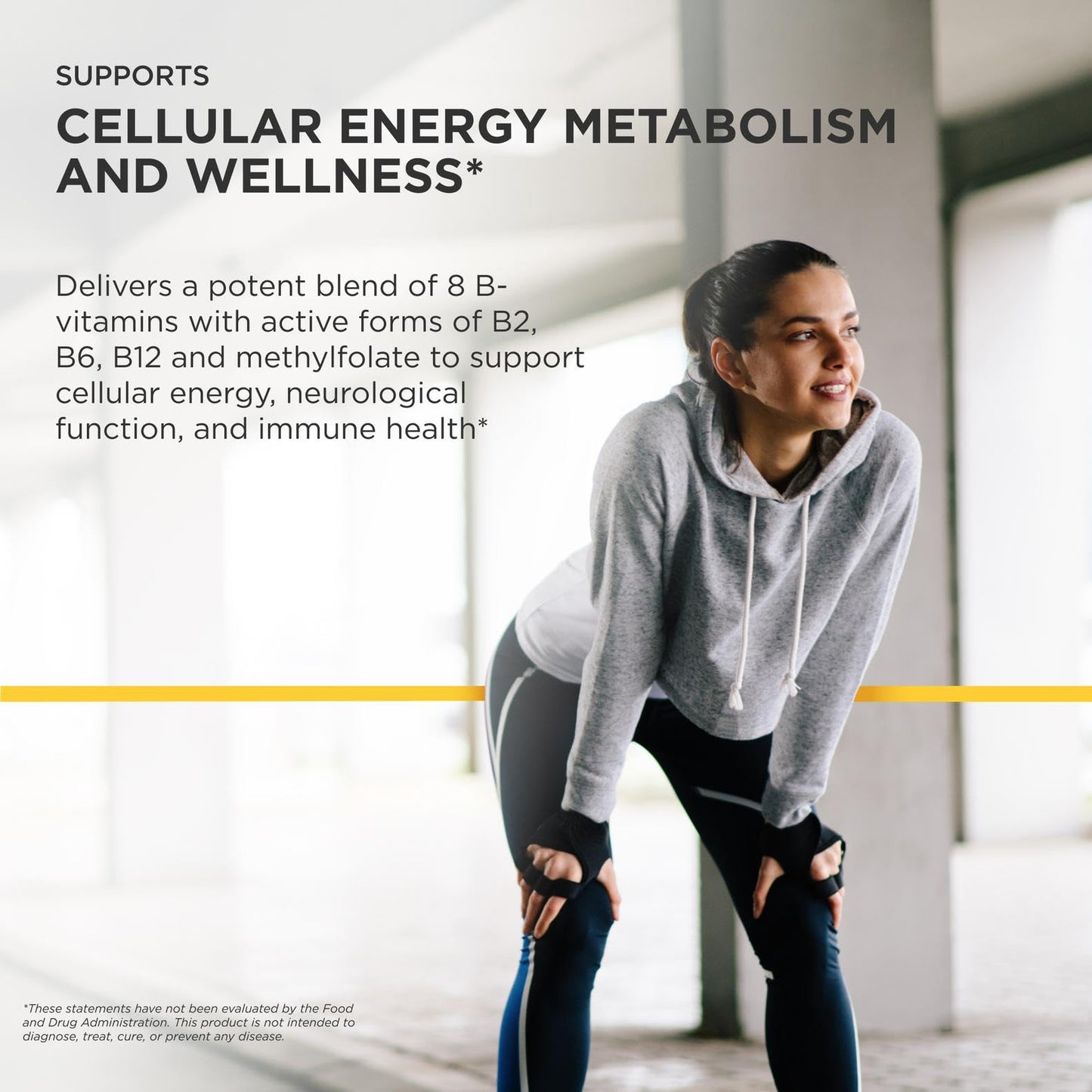 Integrative Therapeutics Active B-Complex - Cellular Energy & Heart Health Support with Vitamins B2, B6 & B12 - Supports Nervous & Immune Systems - Third-Party Tested, Capsules, 120 Count