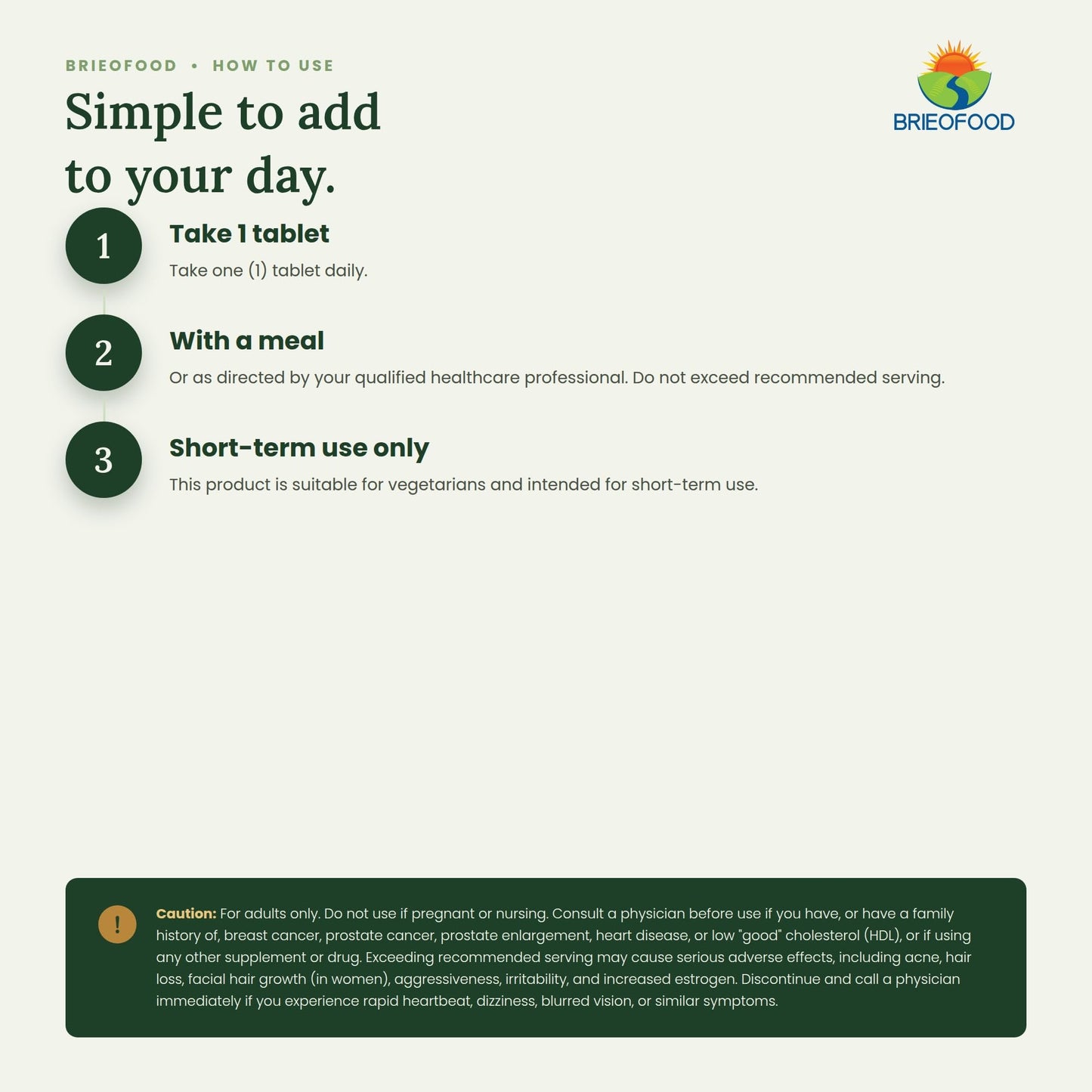 Brieofood Pregnenolone 100 mg Tablet, 120 Tablets
