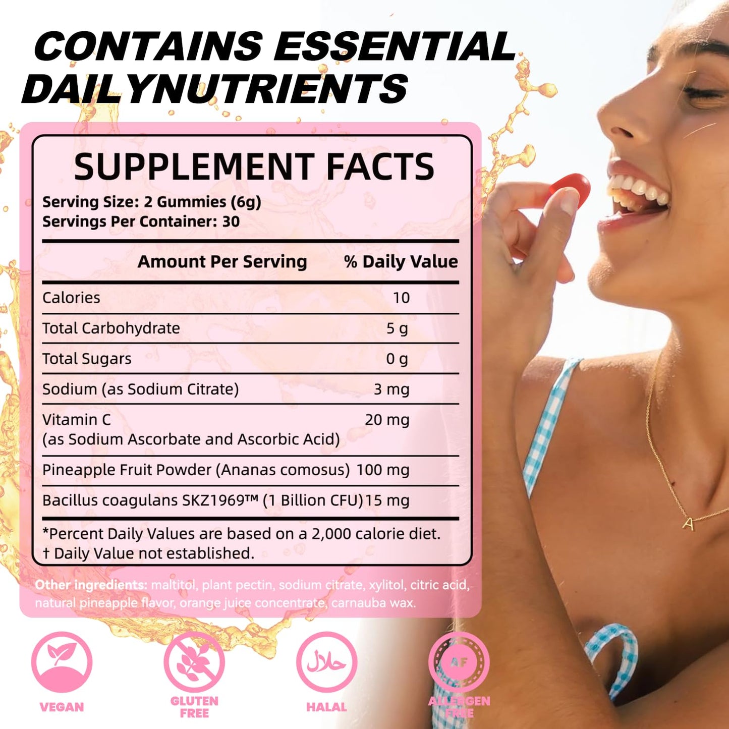 Itiban Feminine pH Balance Gummies, 60 Count