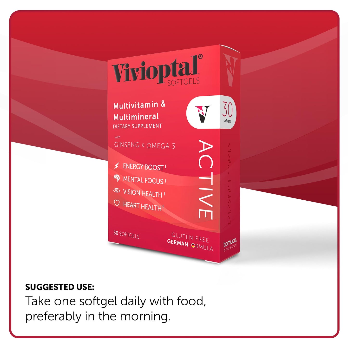 Vivioptal Vitamins Active 30 Softgels