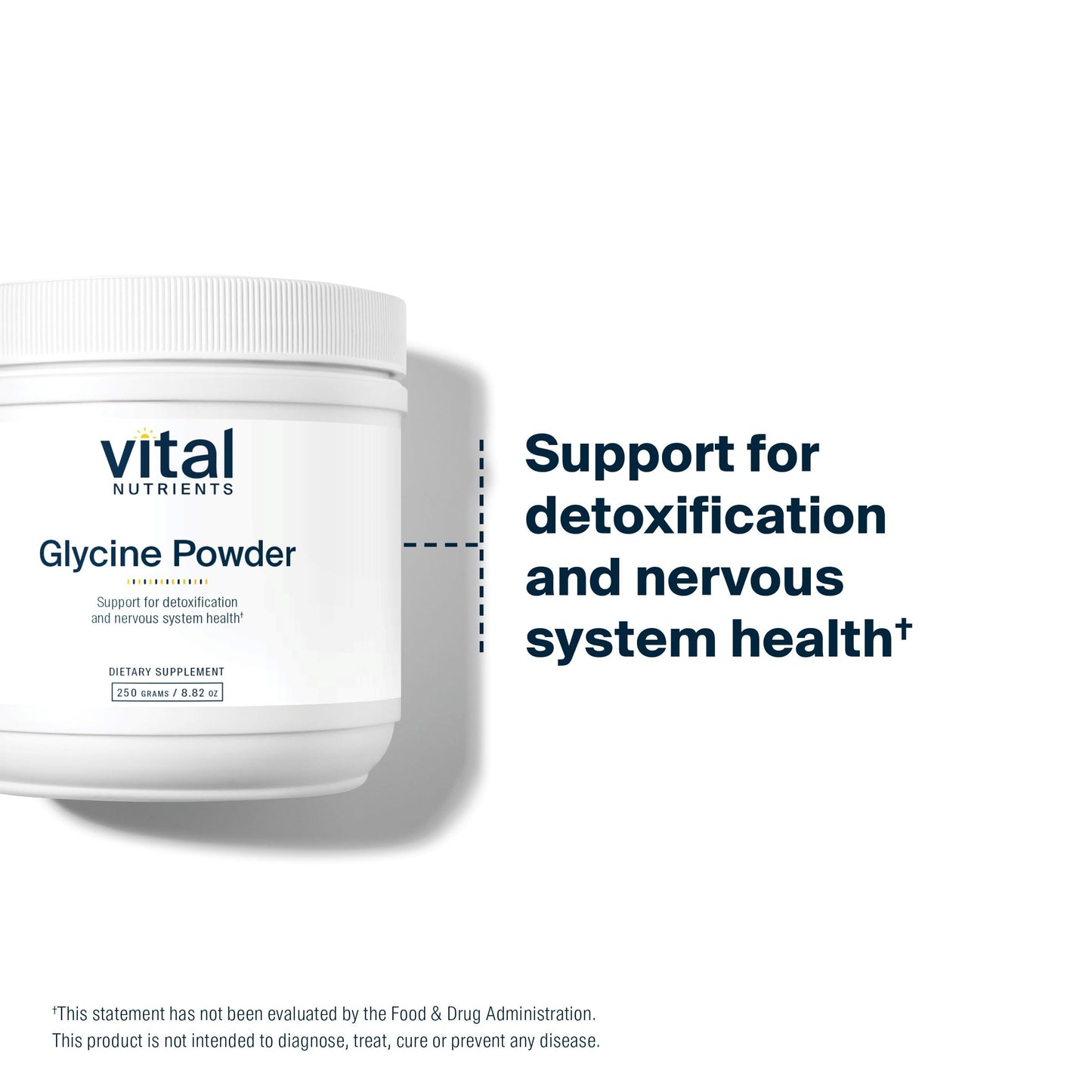 Vital Nutrients Glycine Powder 8.82 Ounce (Pack of 1)