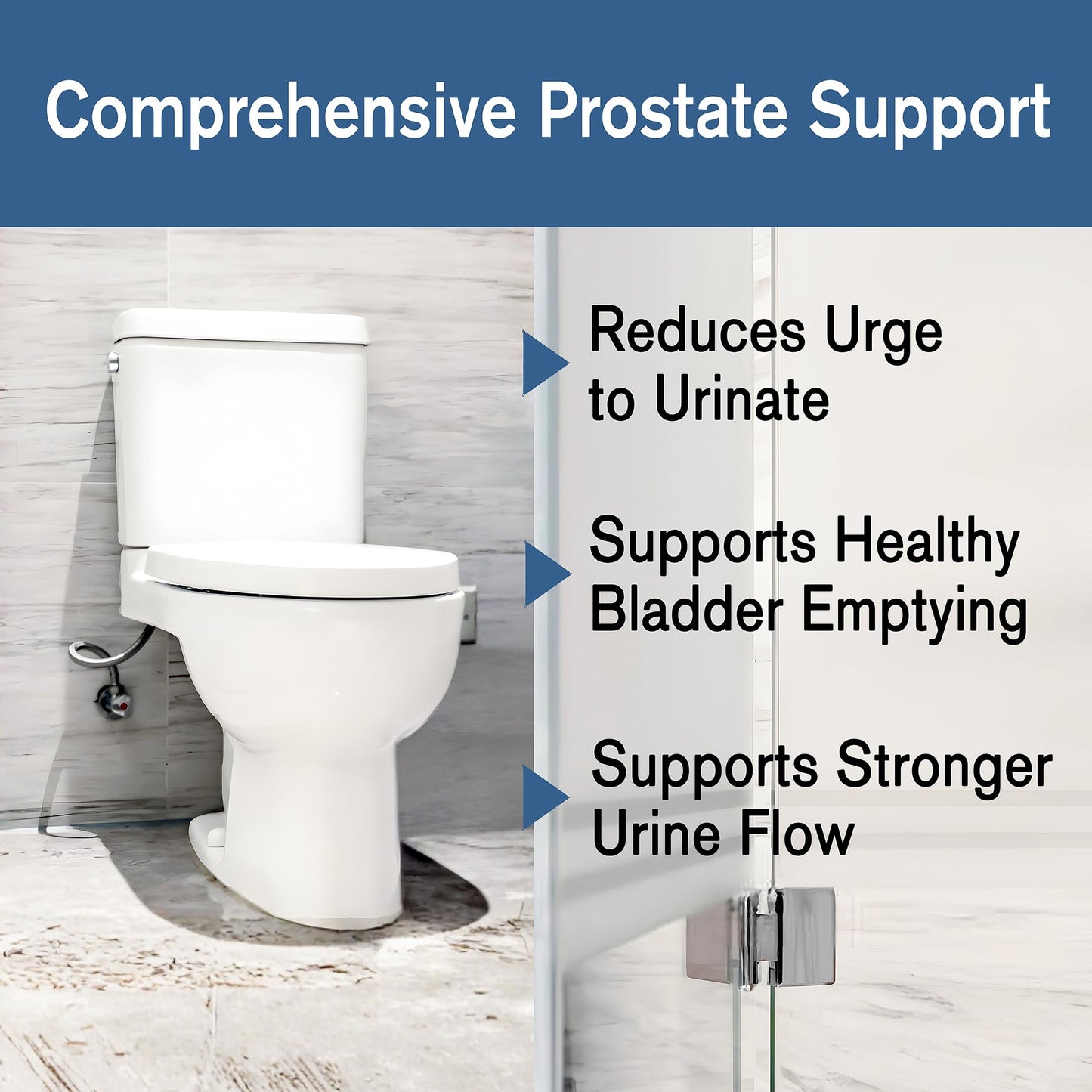 Holistic Planet Healthy Prostate - Fewer Bathroom Trips - Saw Palmetto & Plant Sterols Capsules, 90 Count
